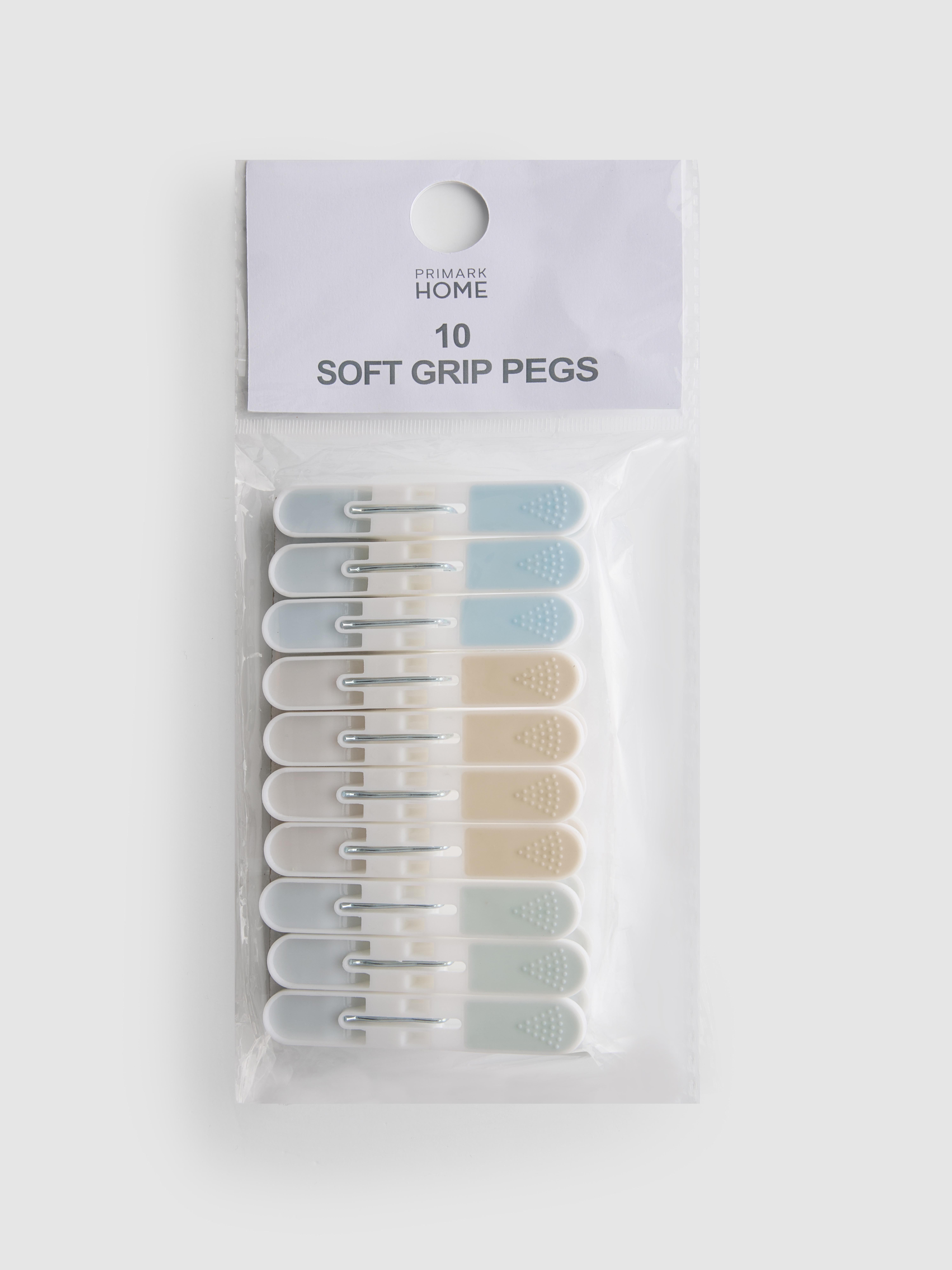 Lot de 10 pinces à linge en plastique