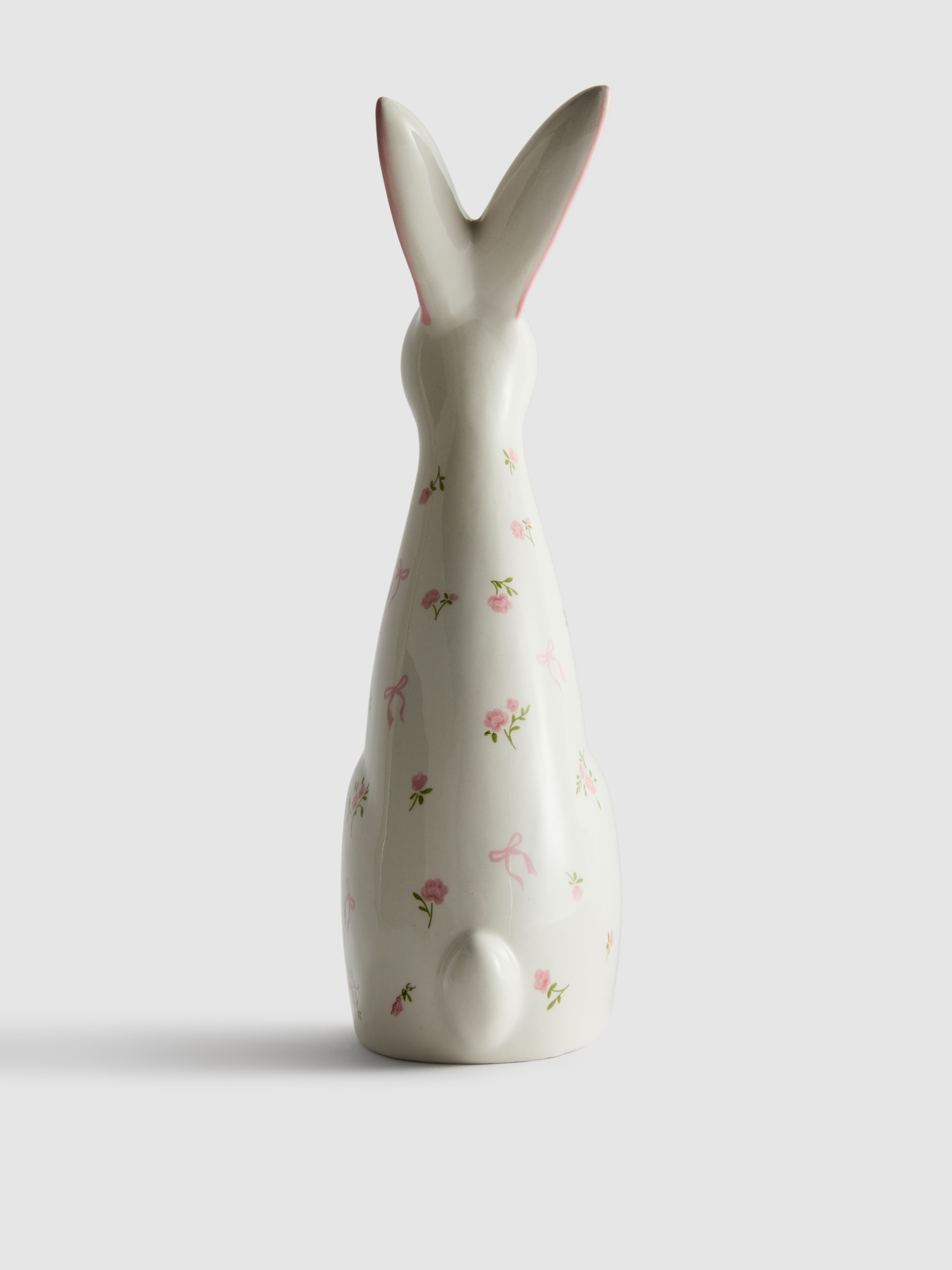 Large Ceramic Rabbit Ornament