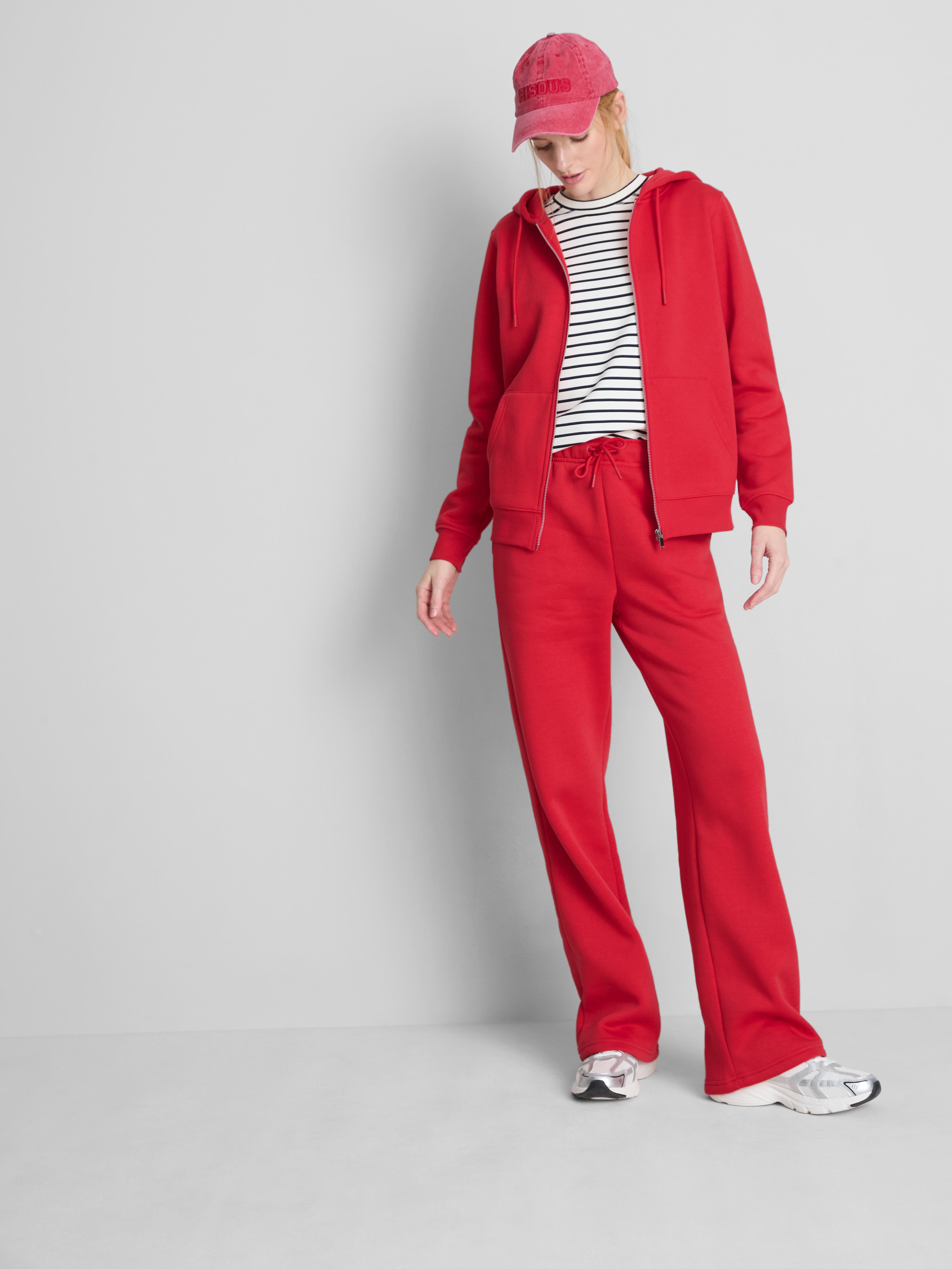 Essential Zip-Through Hoodie Red