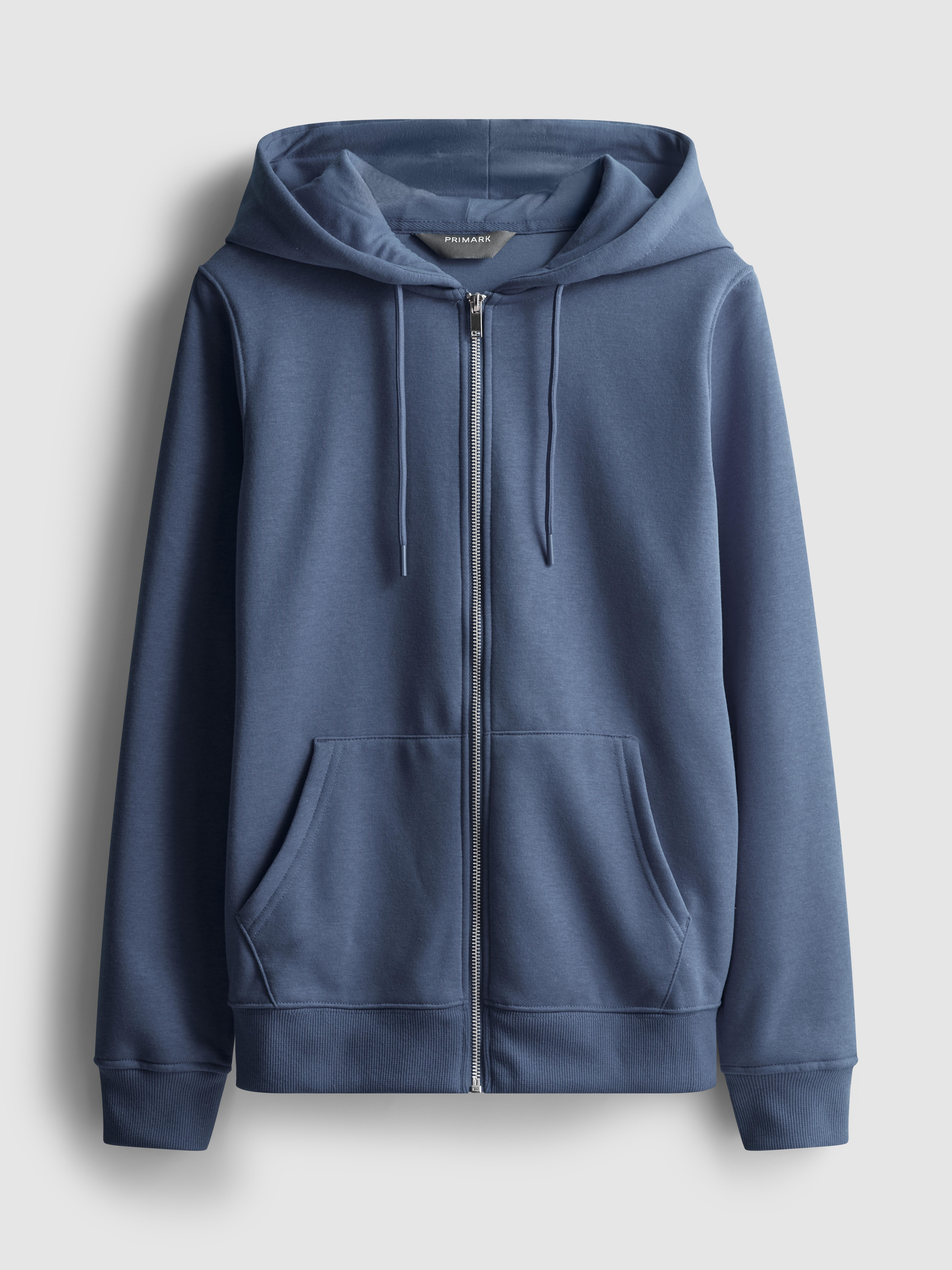 Women's Dark Blue Essential Zip-Through Hoodie