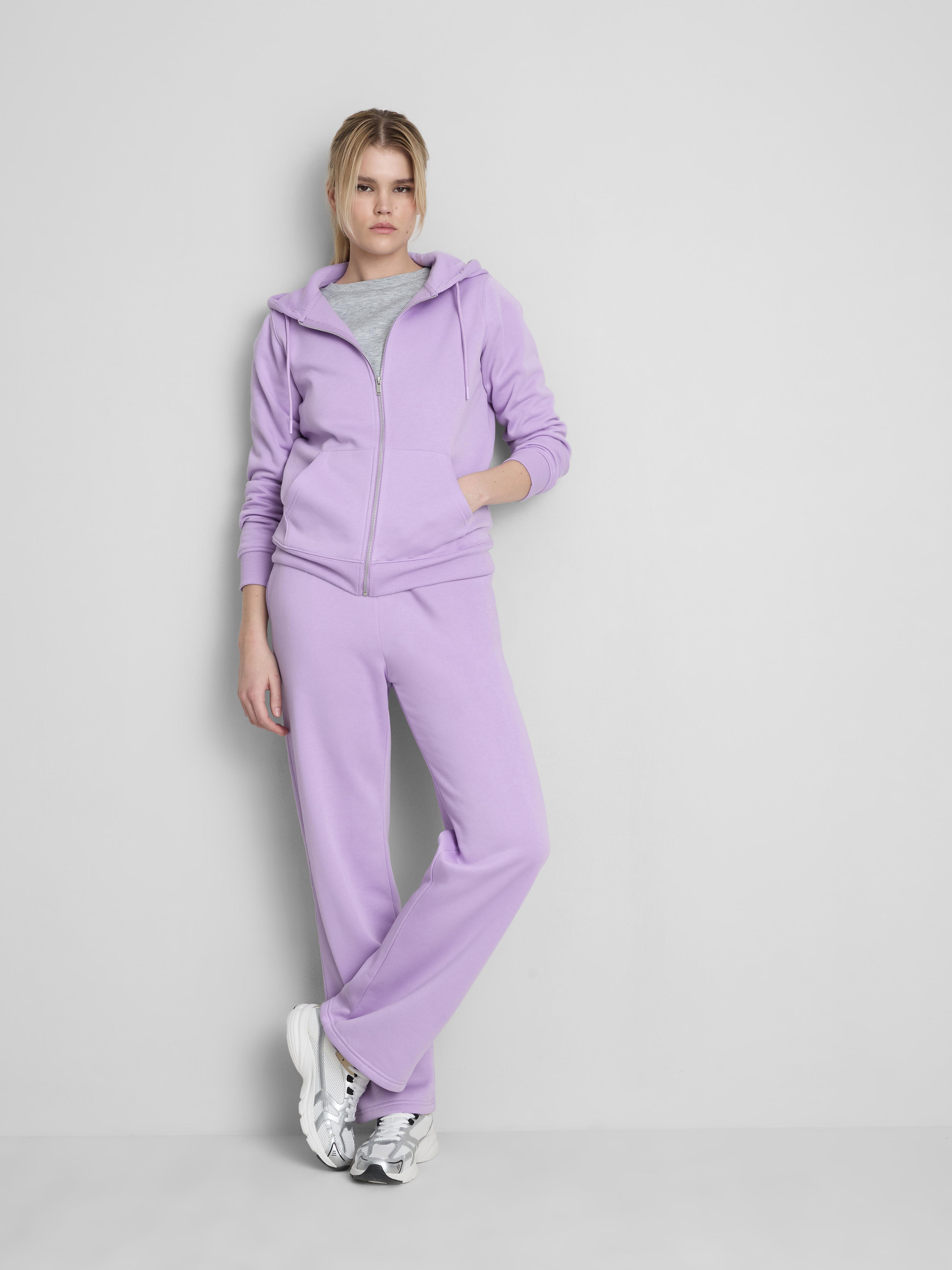 Essential Zip-Through Hoodie Purple