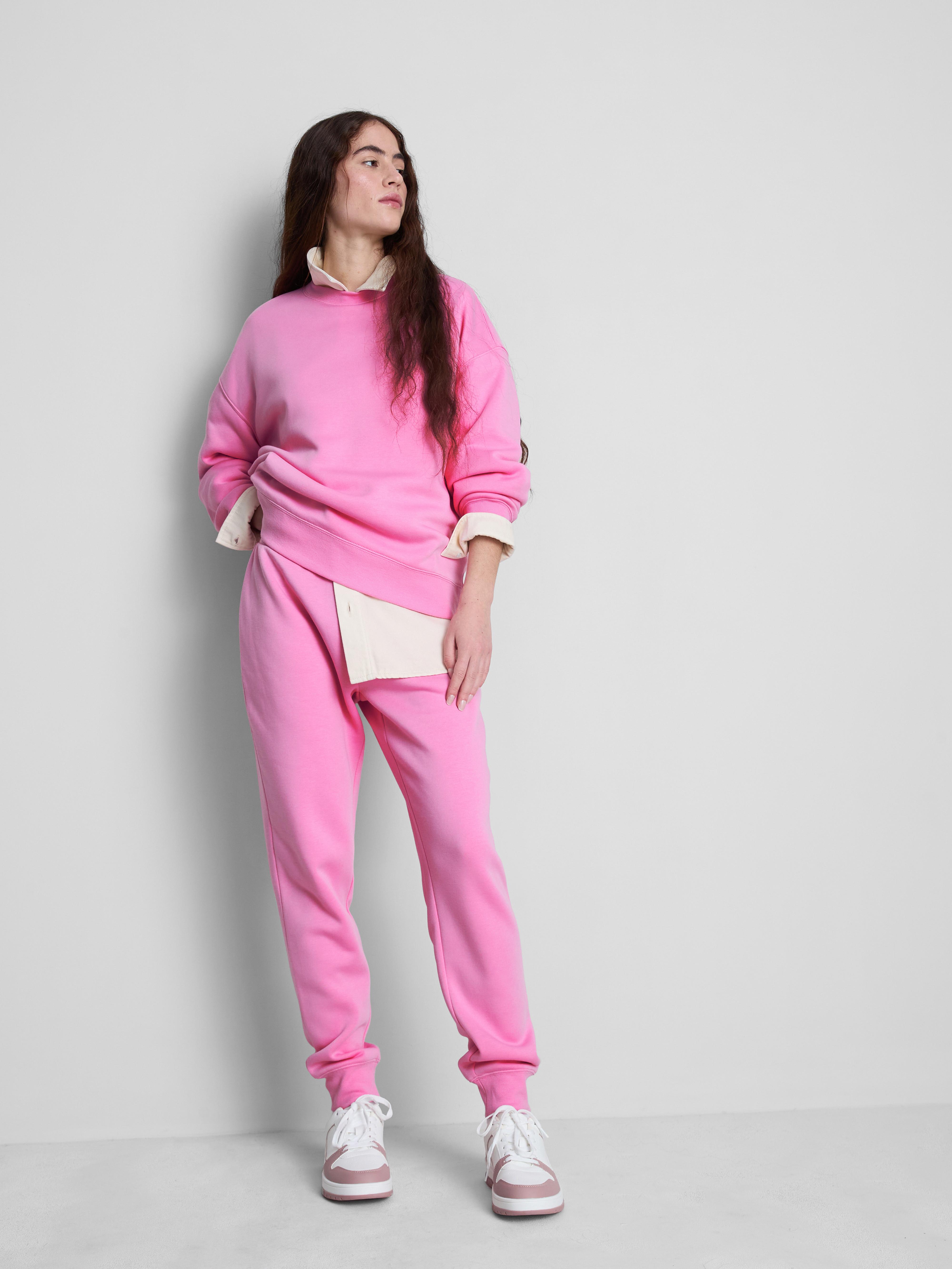 Women's Pink Essential Active Sweatshirt