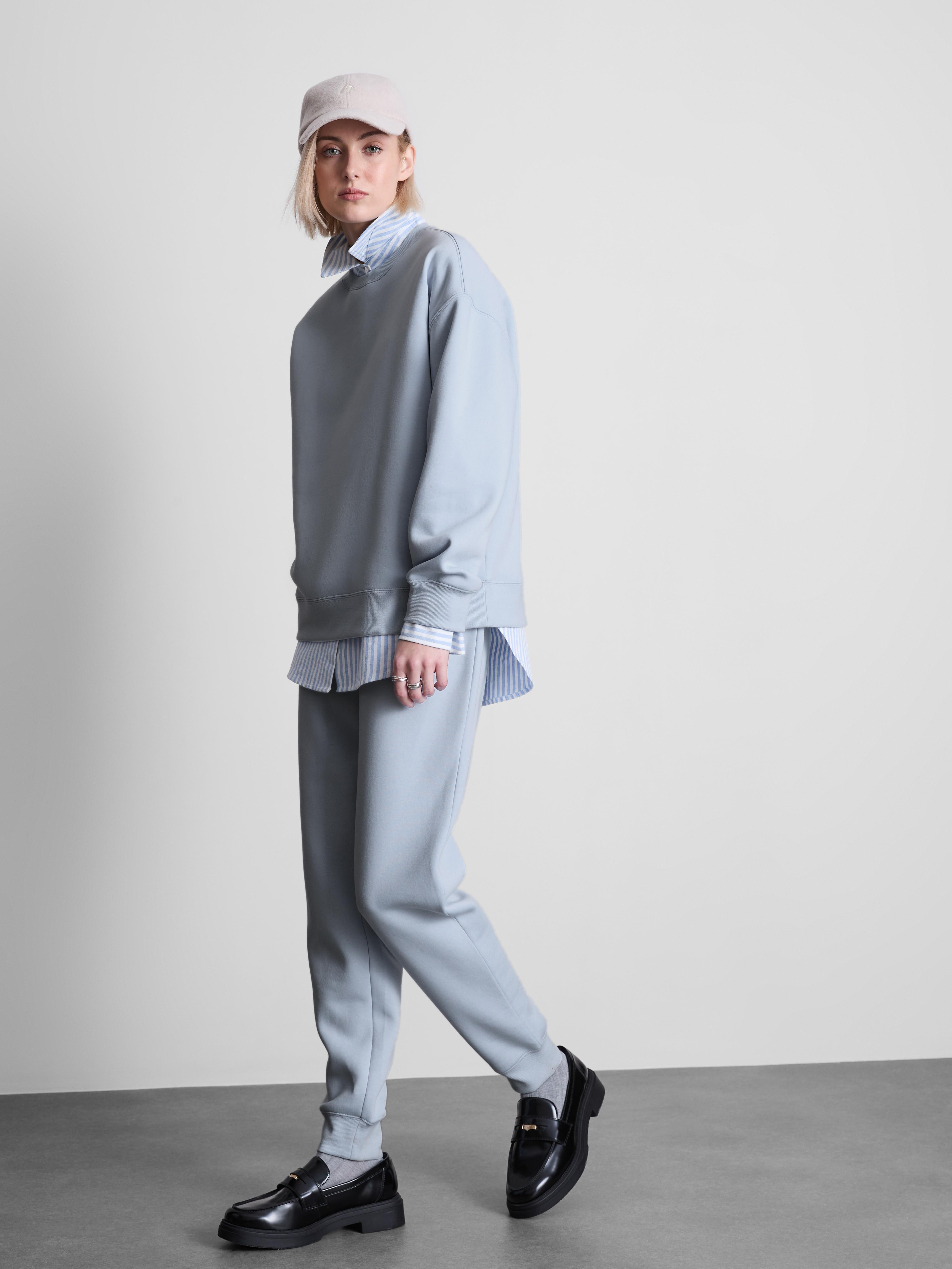 Women's Light Blue Essential Active Sweatshirt