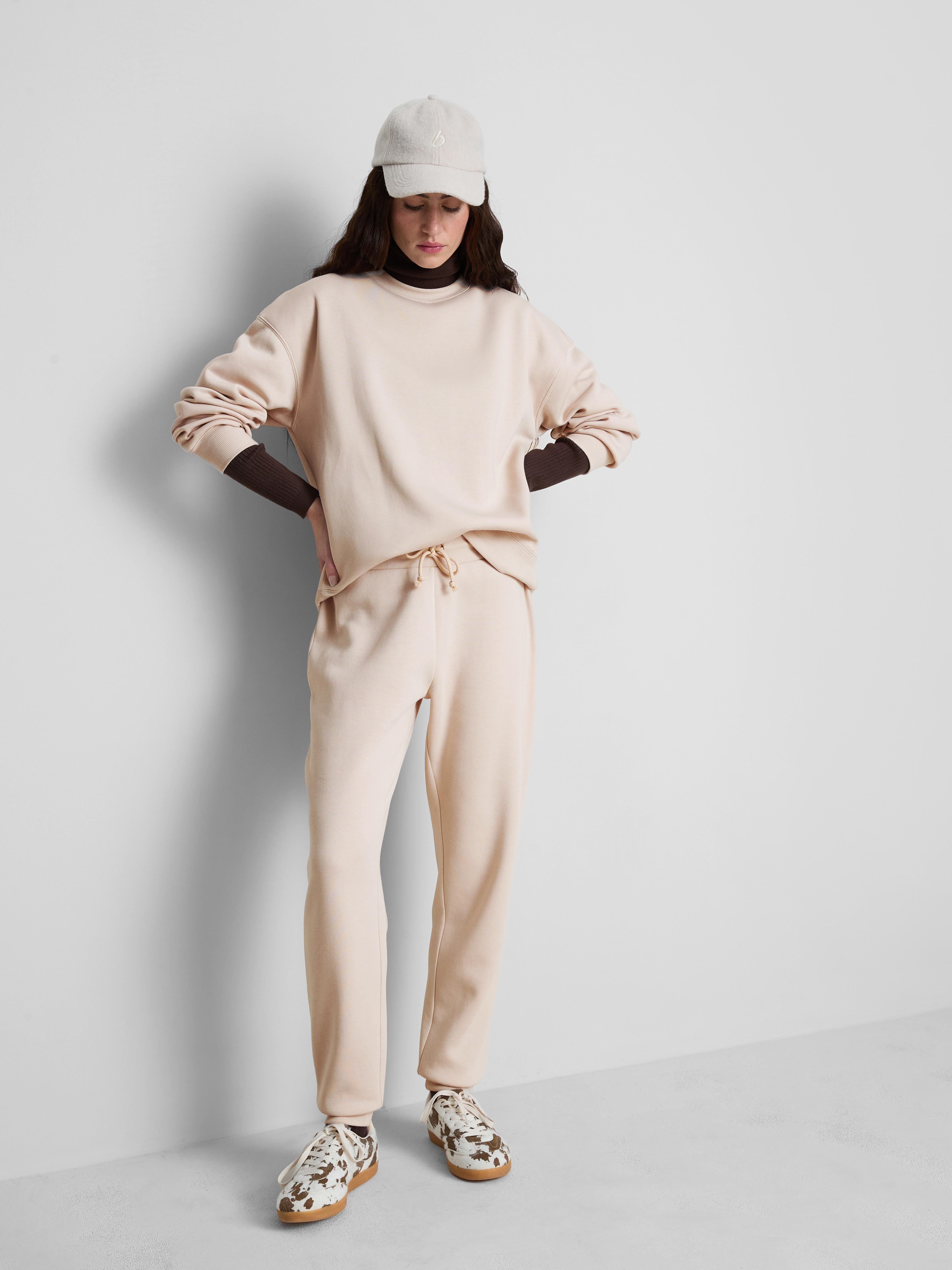 Women's Taupe Essential Active Sweatshirt