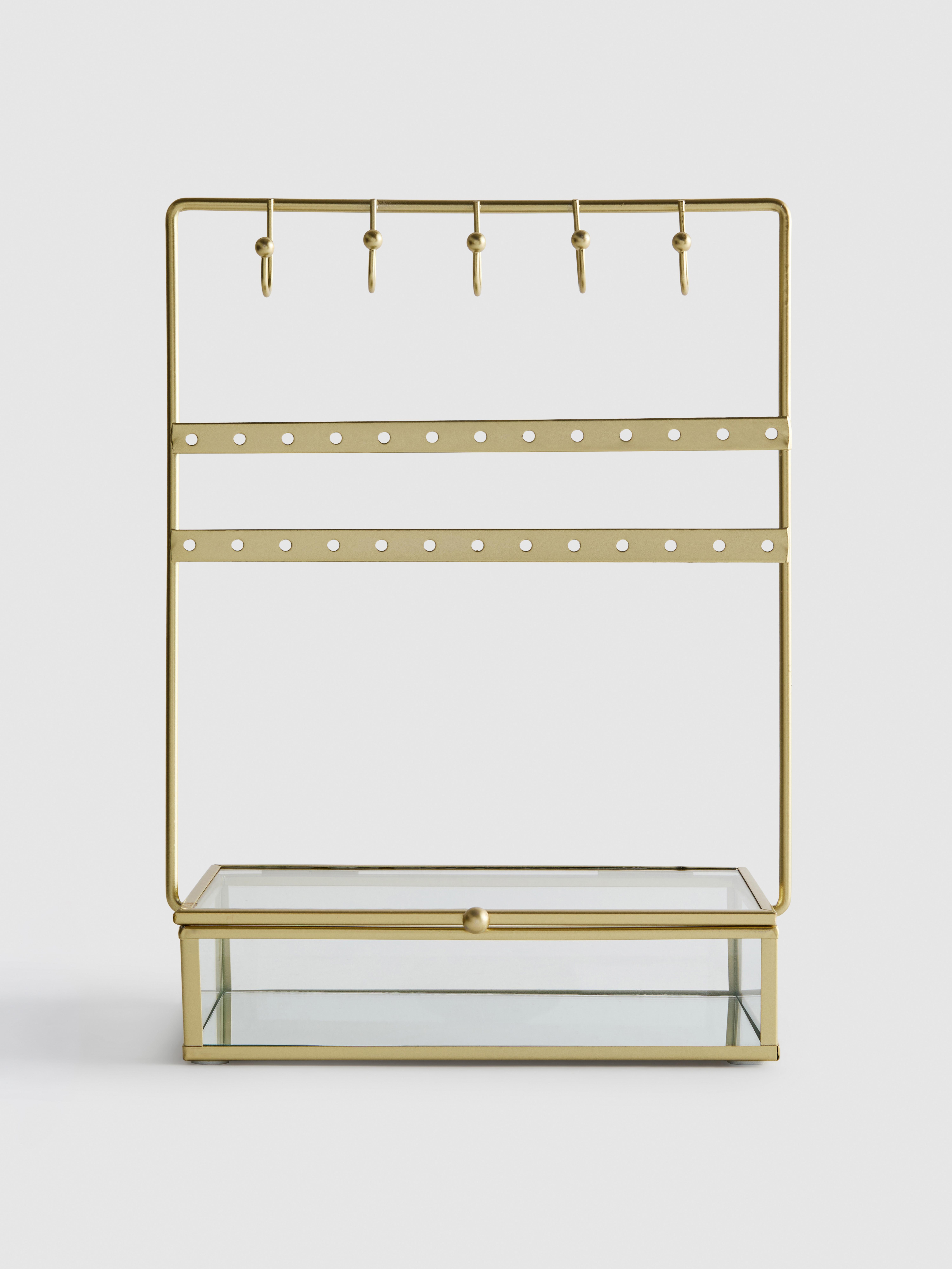 Caixa bijutaria suporte metalizados