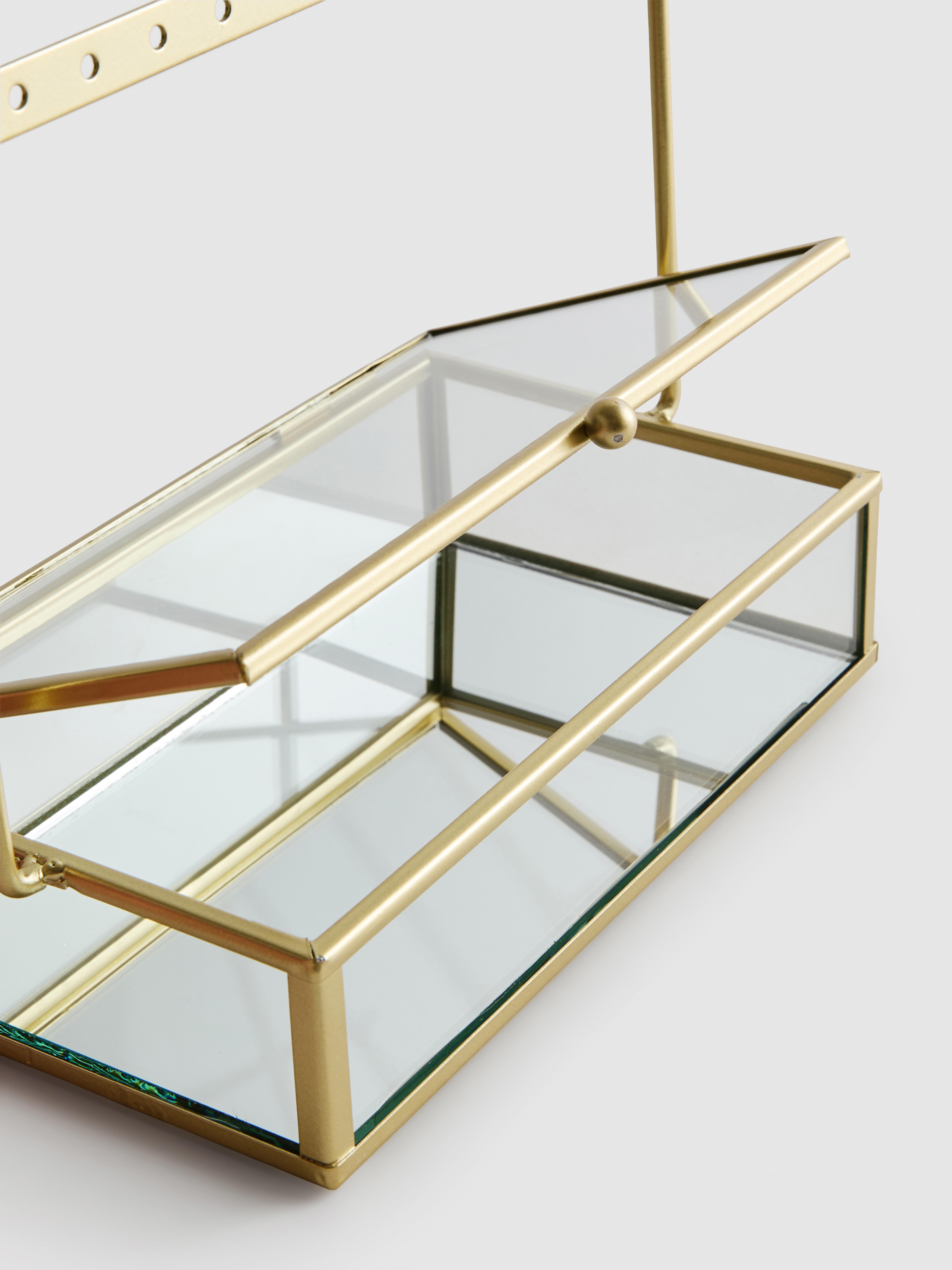 Caixa bijutaria suporte metalizados