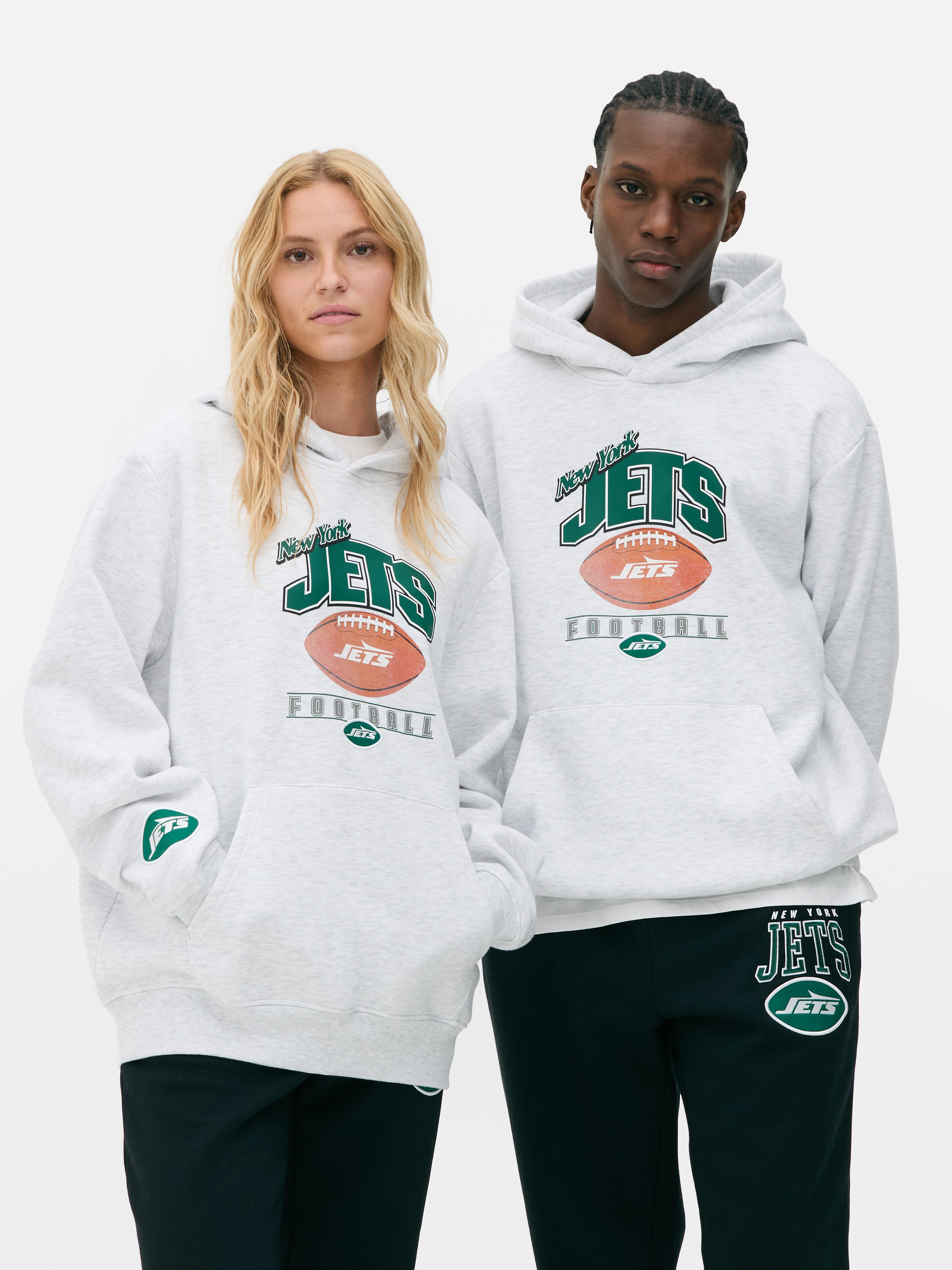 Women's Gray Heather NFL New York Jets Hoodie