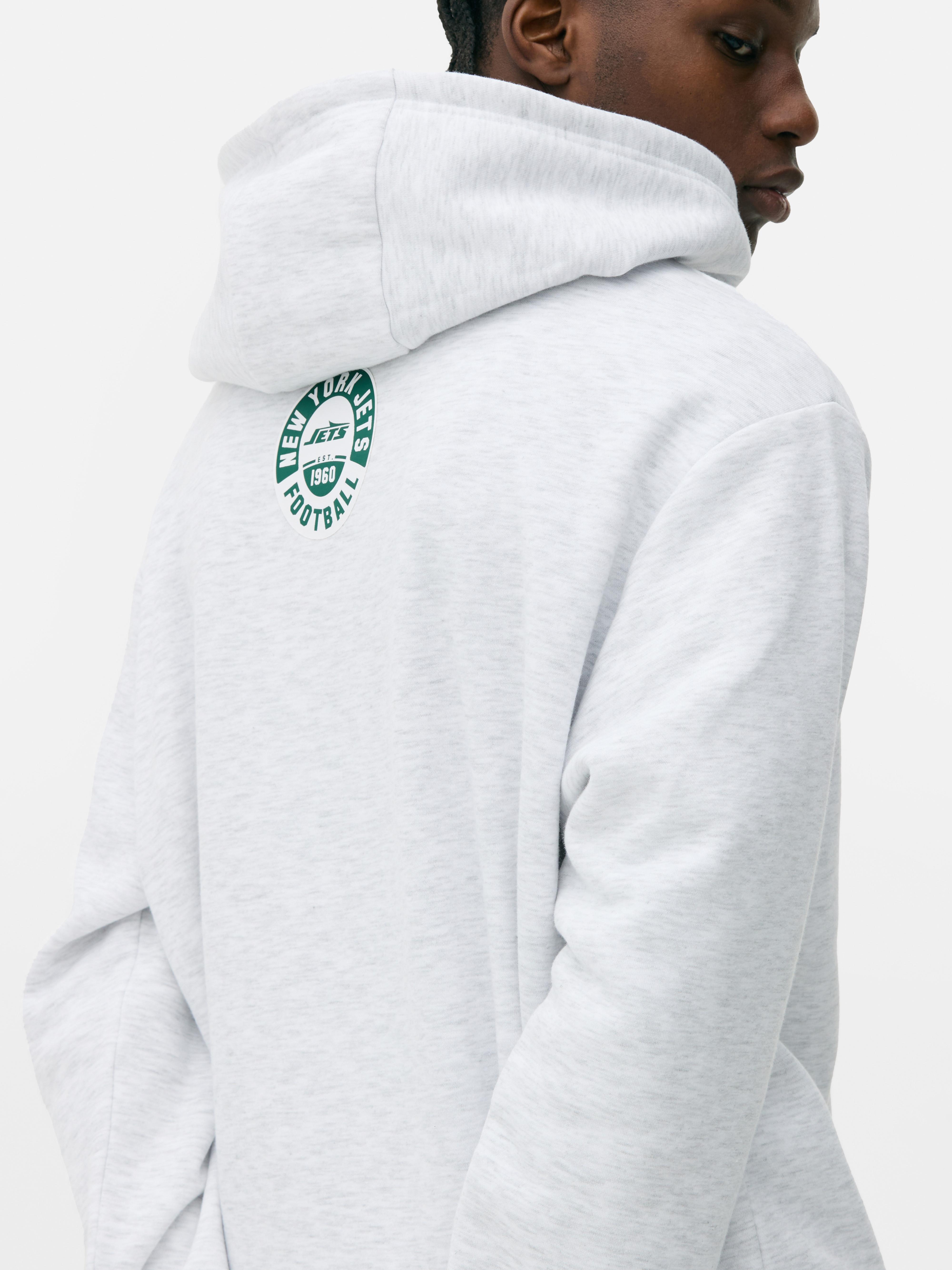 Women's Gray Heather NFL New York Jets Hoodie