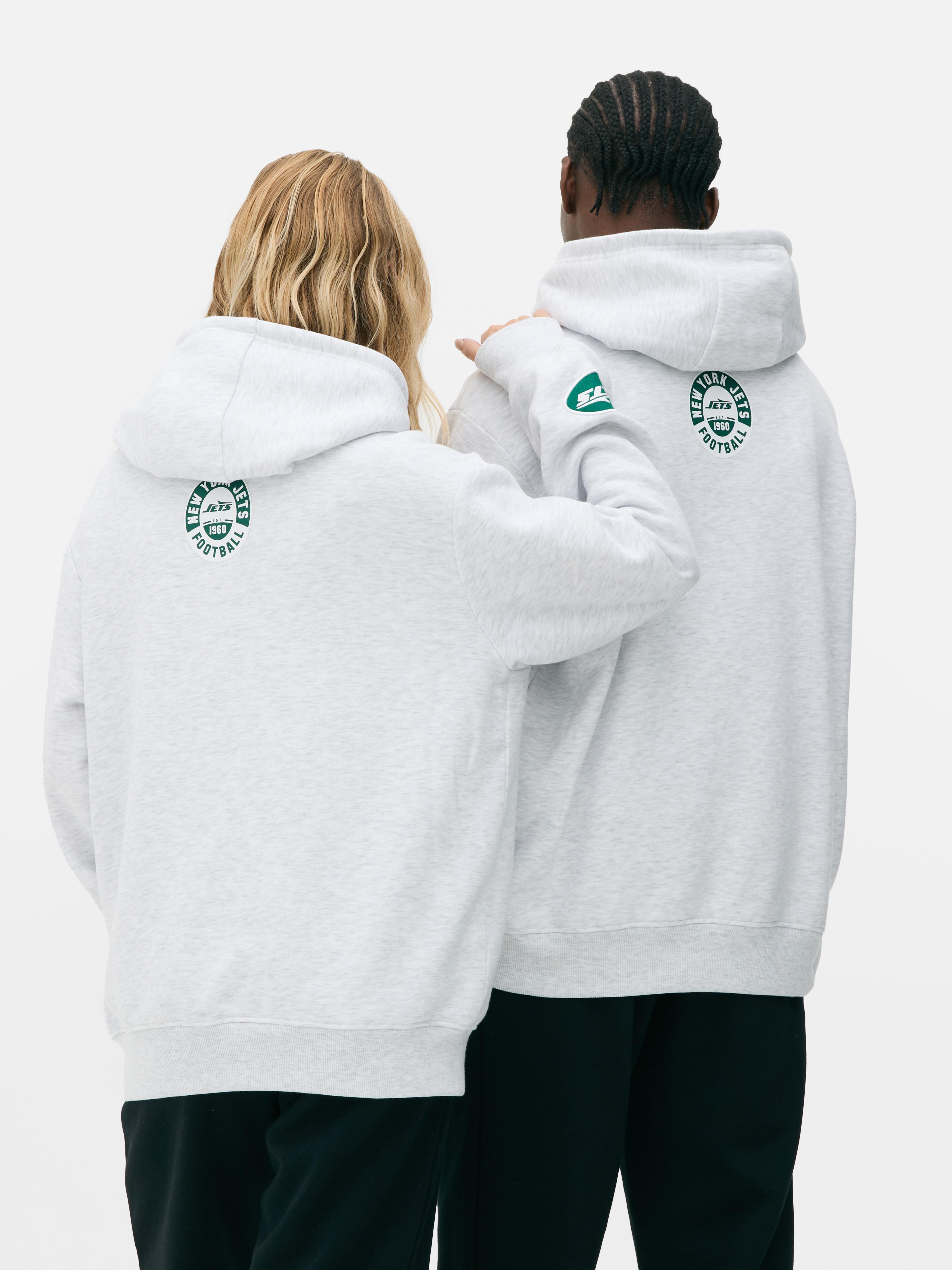 Women's Gray Heather NFL New York Jets Hoodie