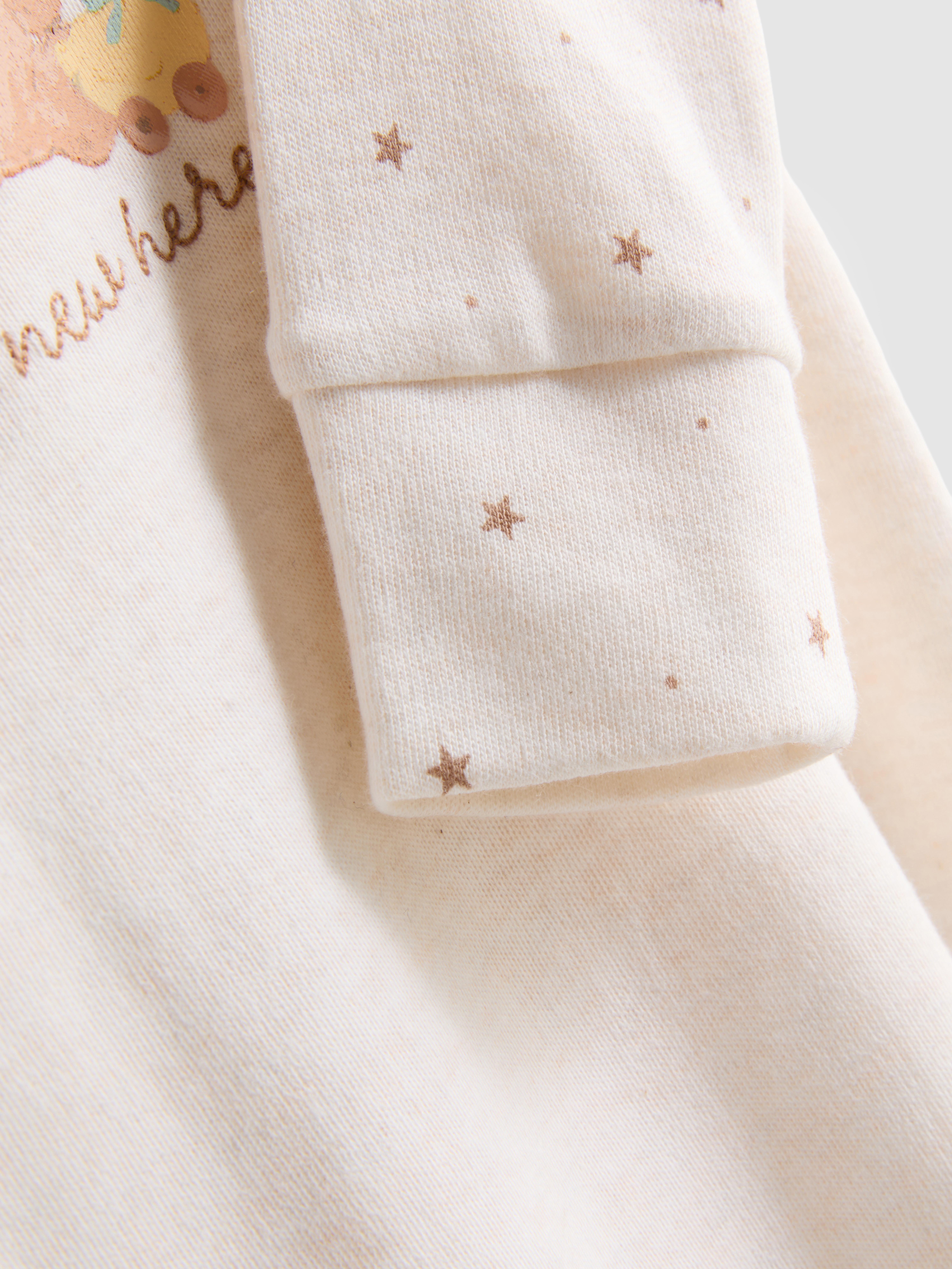 0-24mths | I’m New Here Wrap Sleepsuit