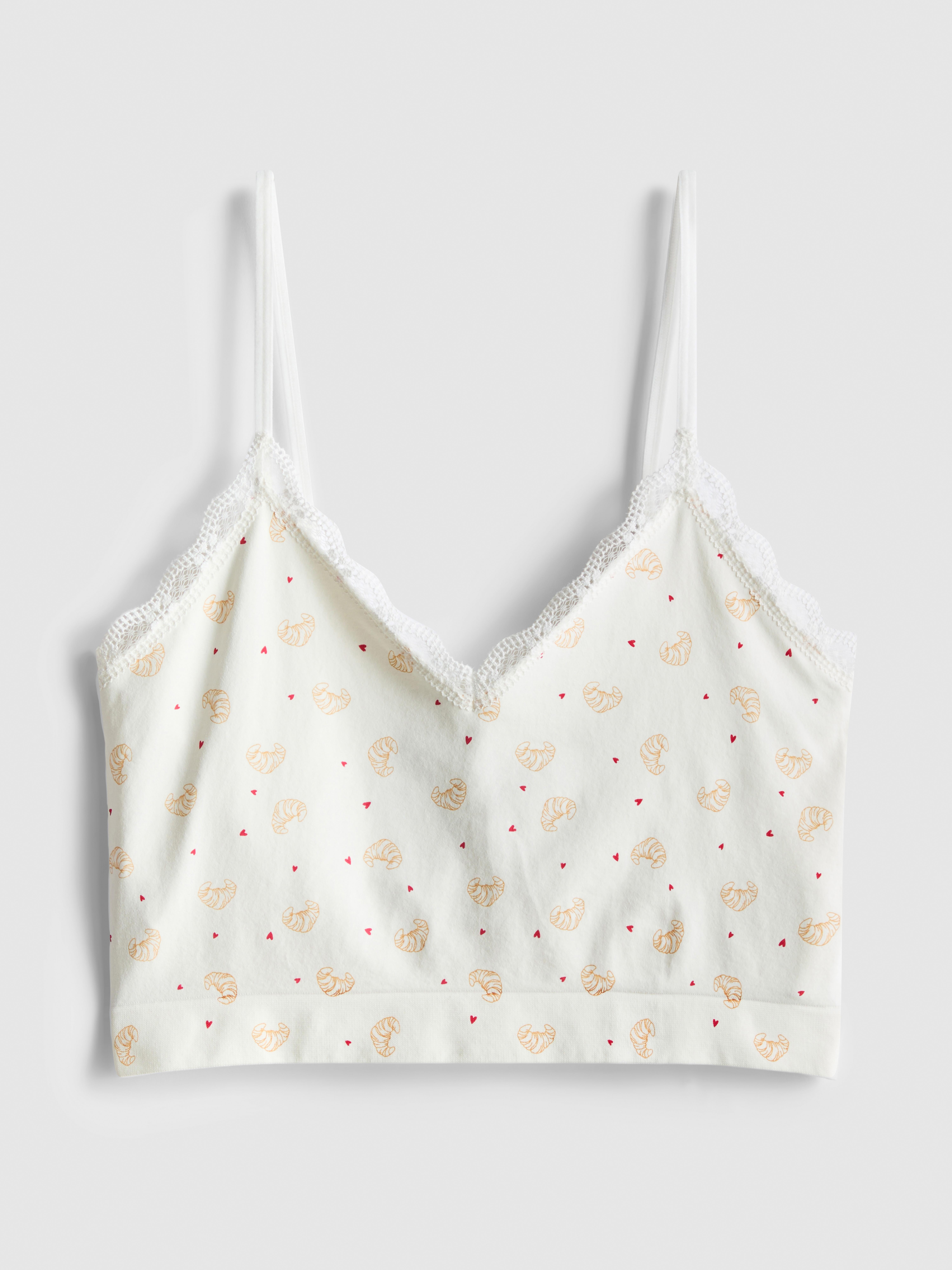 Seamless Printed Cropped Pyjama Cami