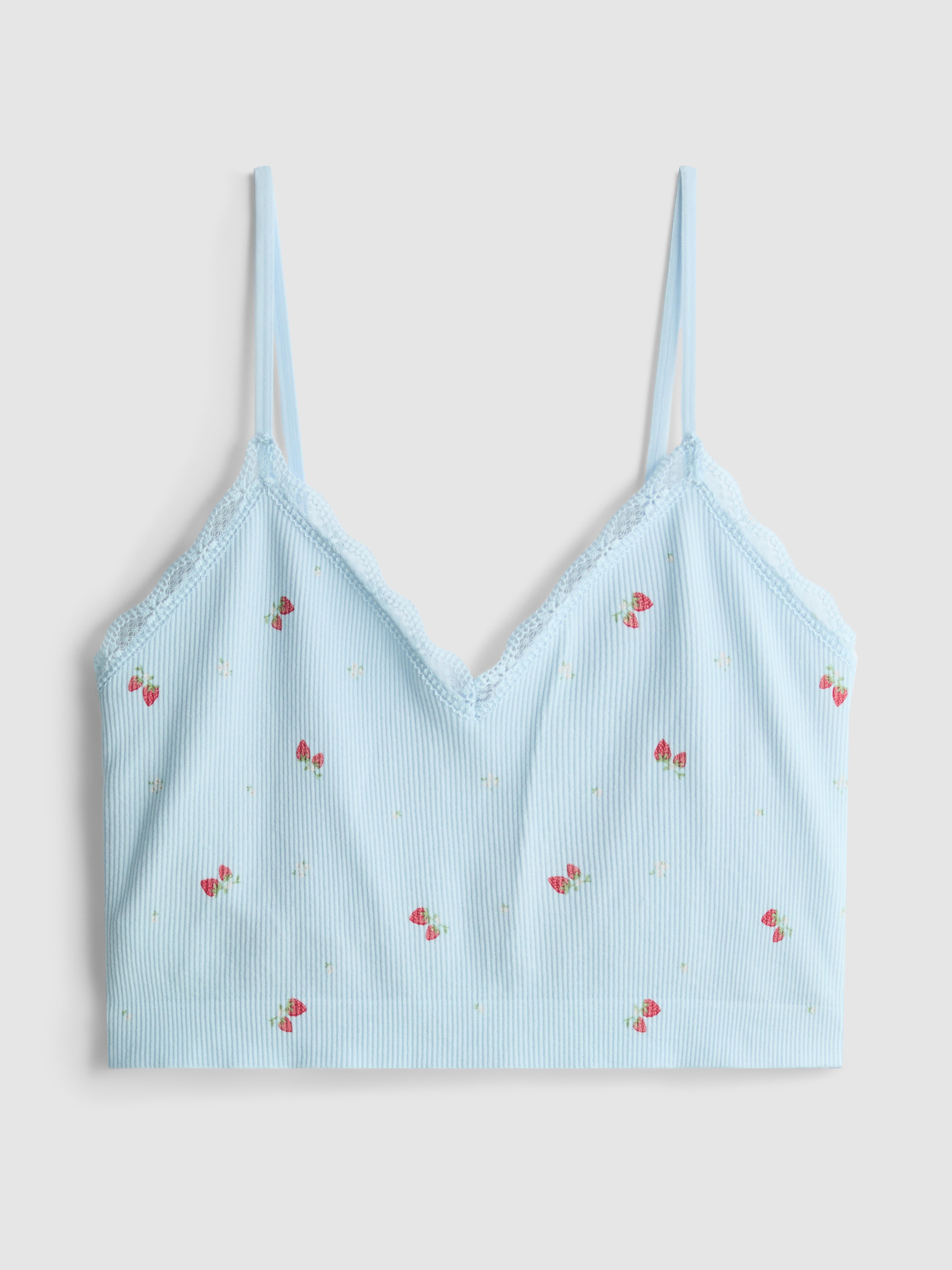 Seamless Printed Cropped Pyjama Cami
