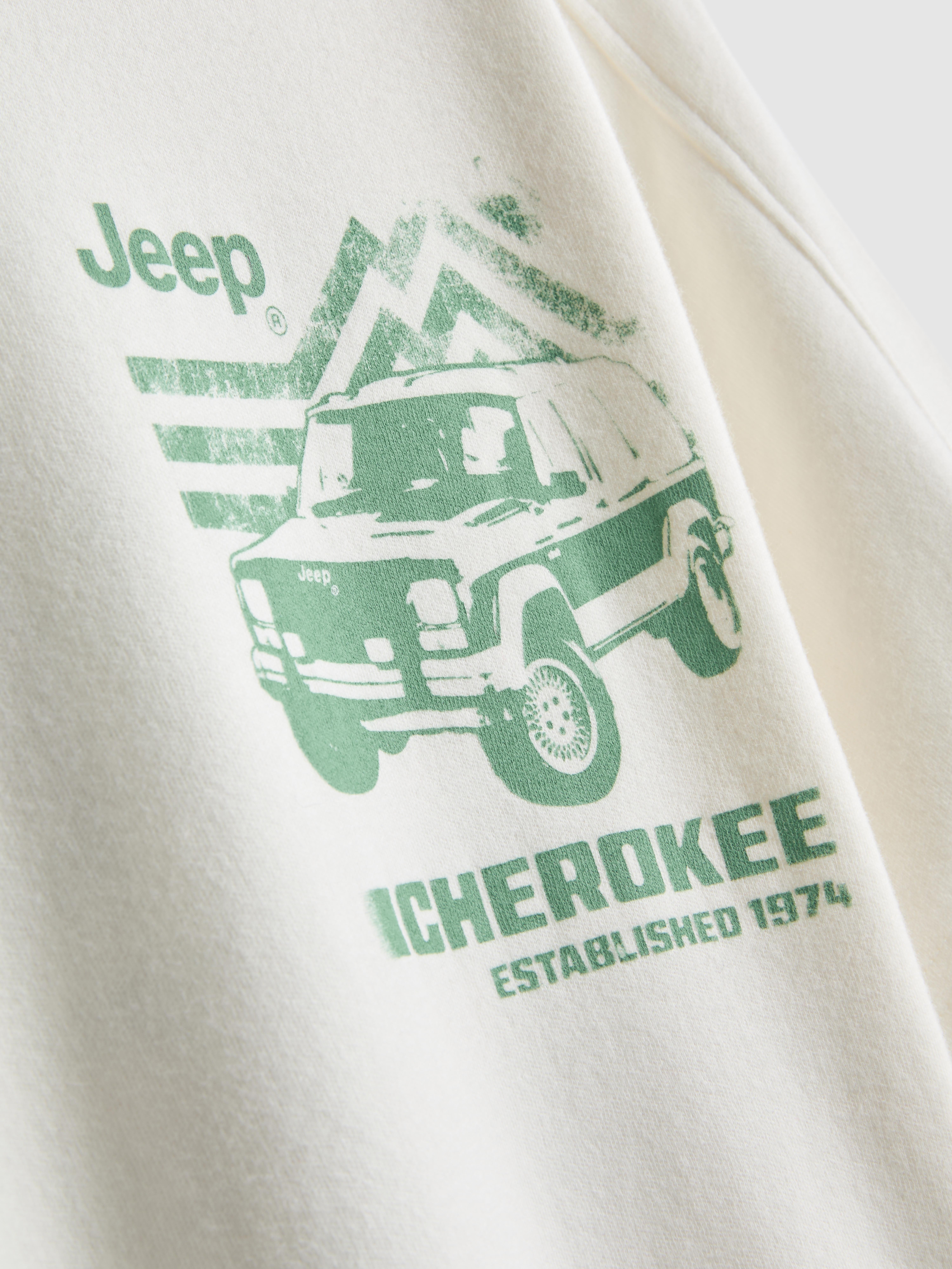 Boys Ivory 1.5-8yrs | Jeep Graphic T-Shirt