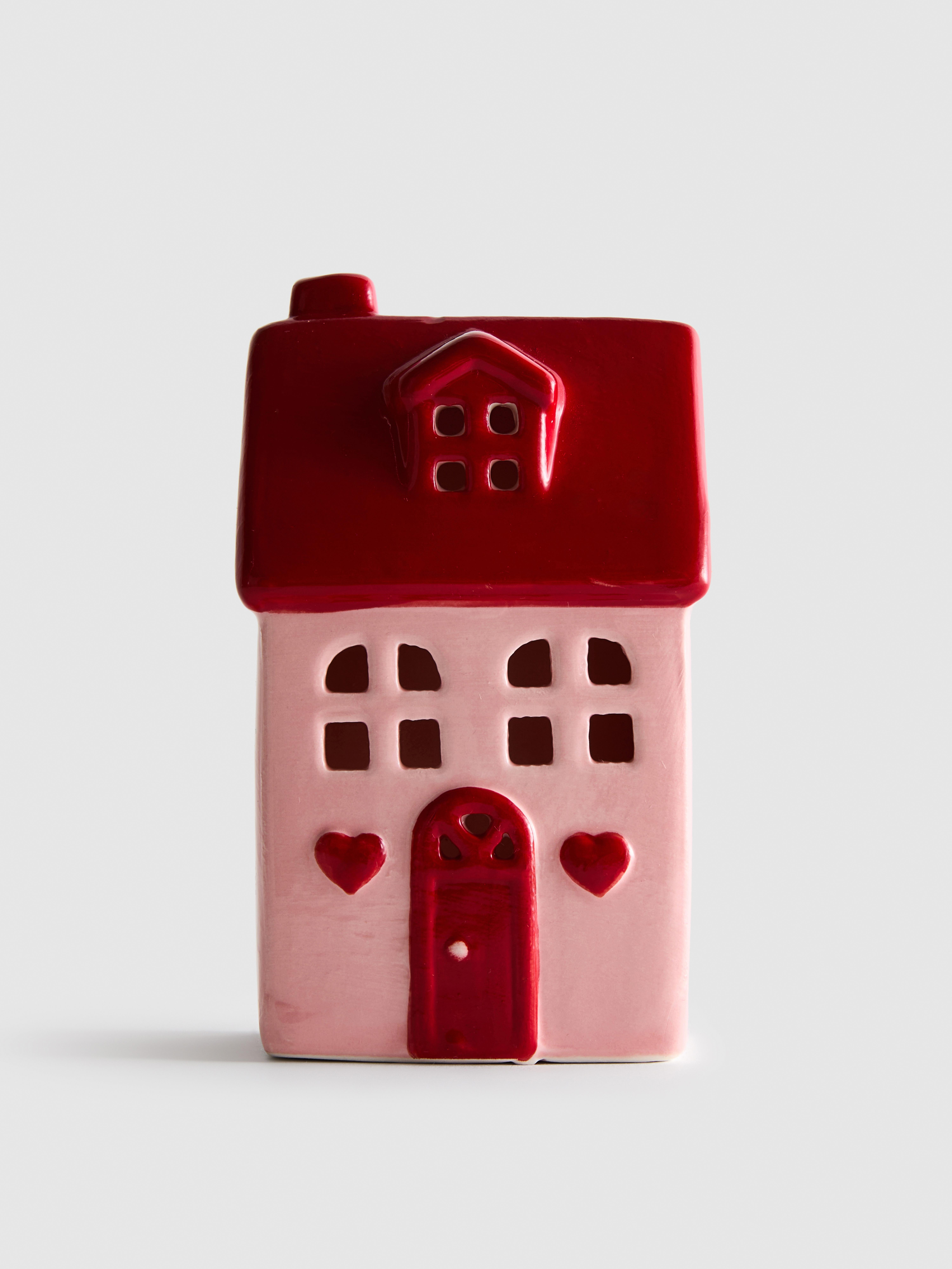 Decoratief huisje met ledverlichting