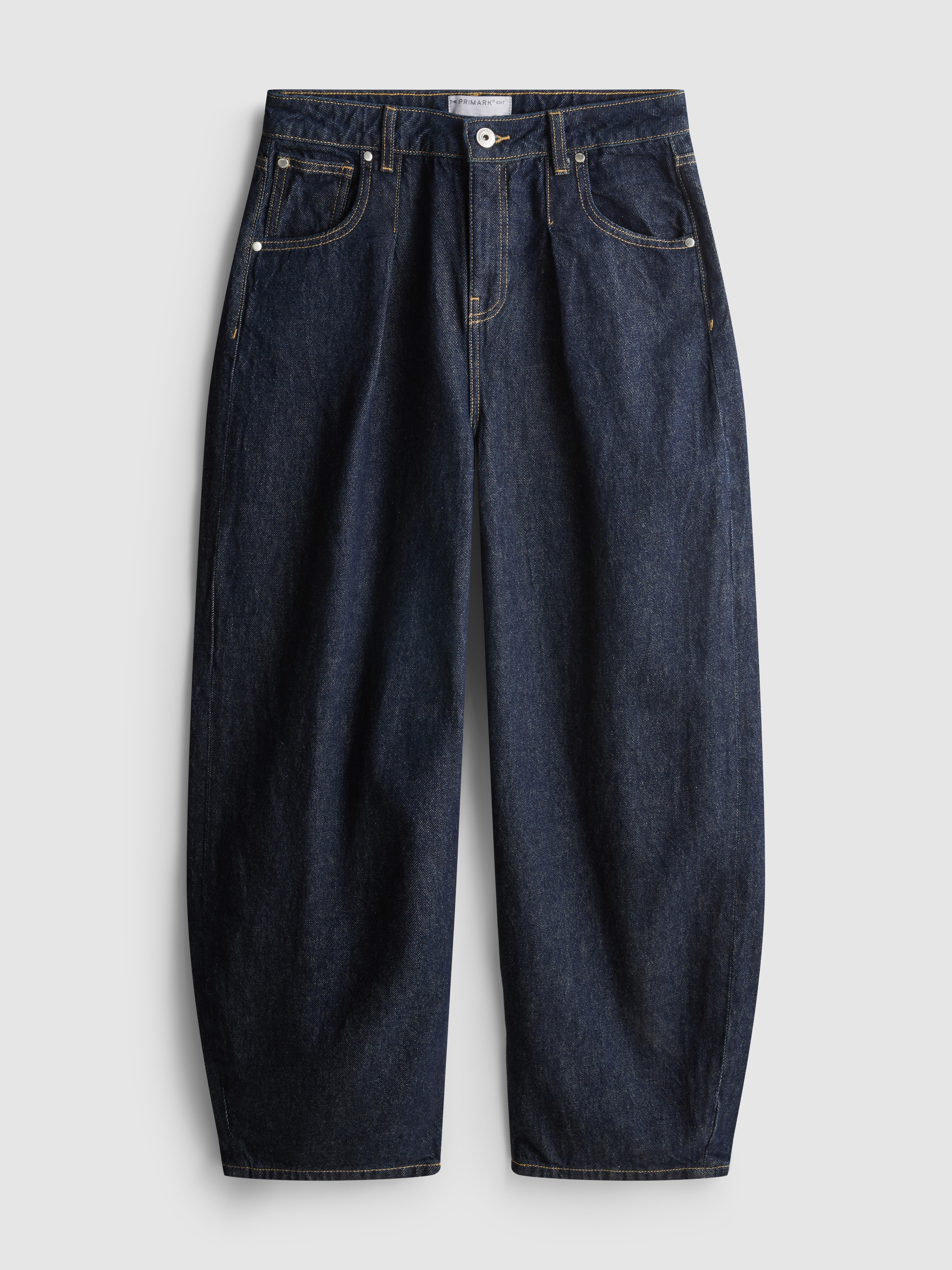 Women's Indigo The Edit Mid-Rise Barrel Leg Jeans