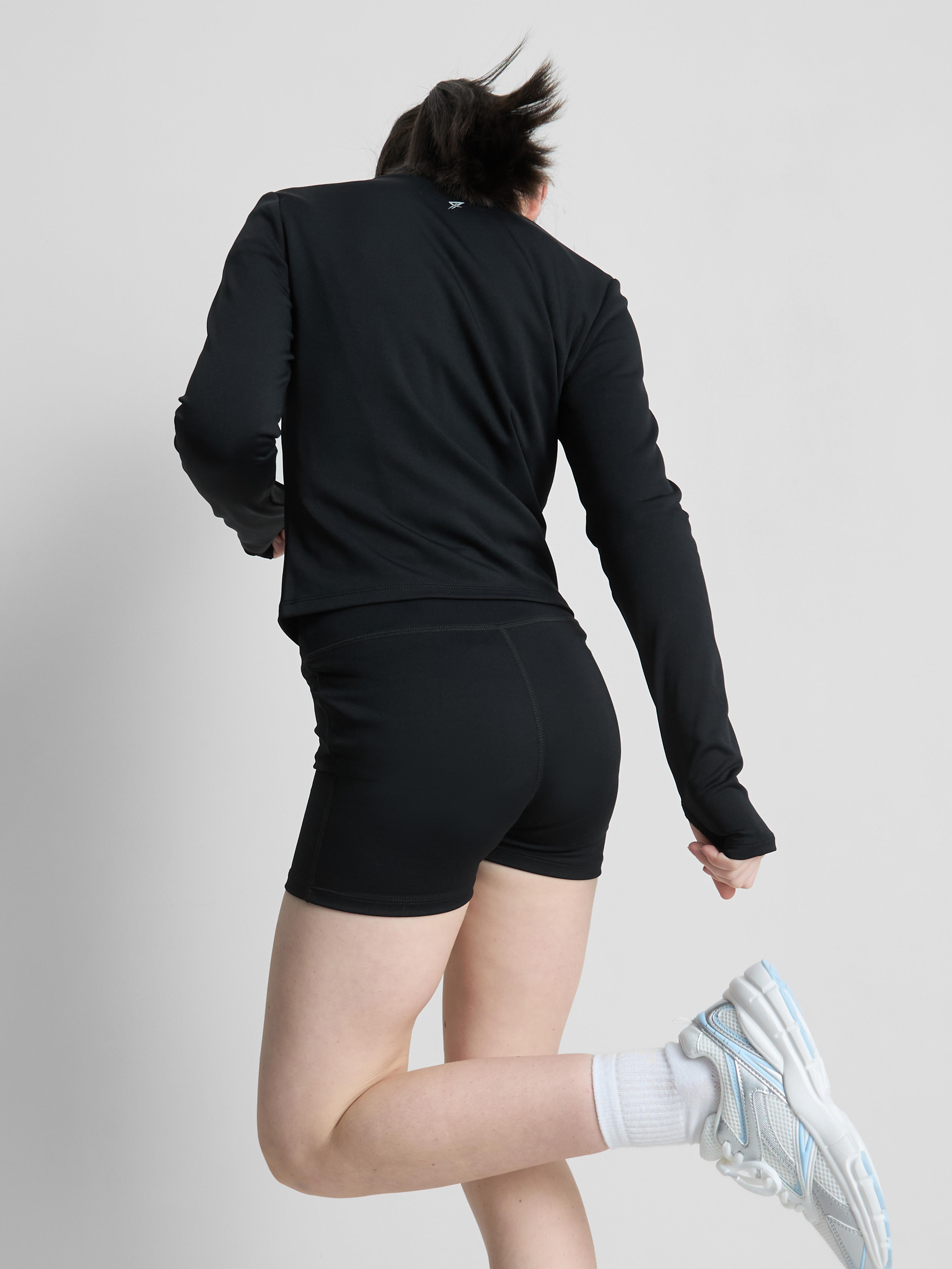 Girls Black Buttery Soft Active Yoga Shorts