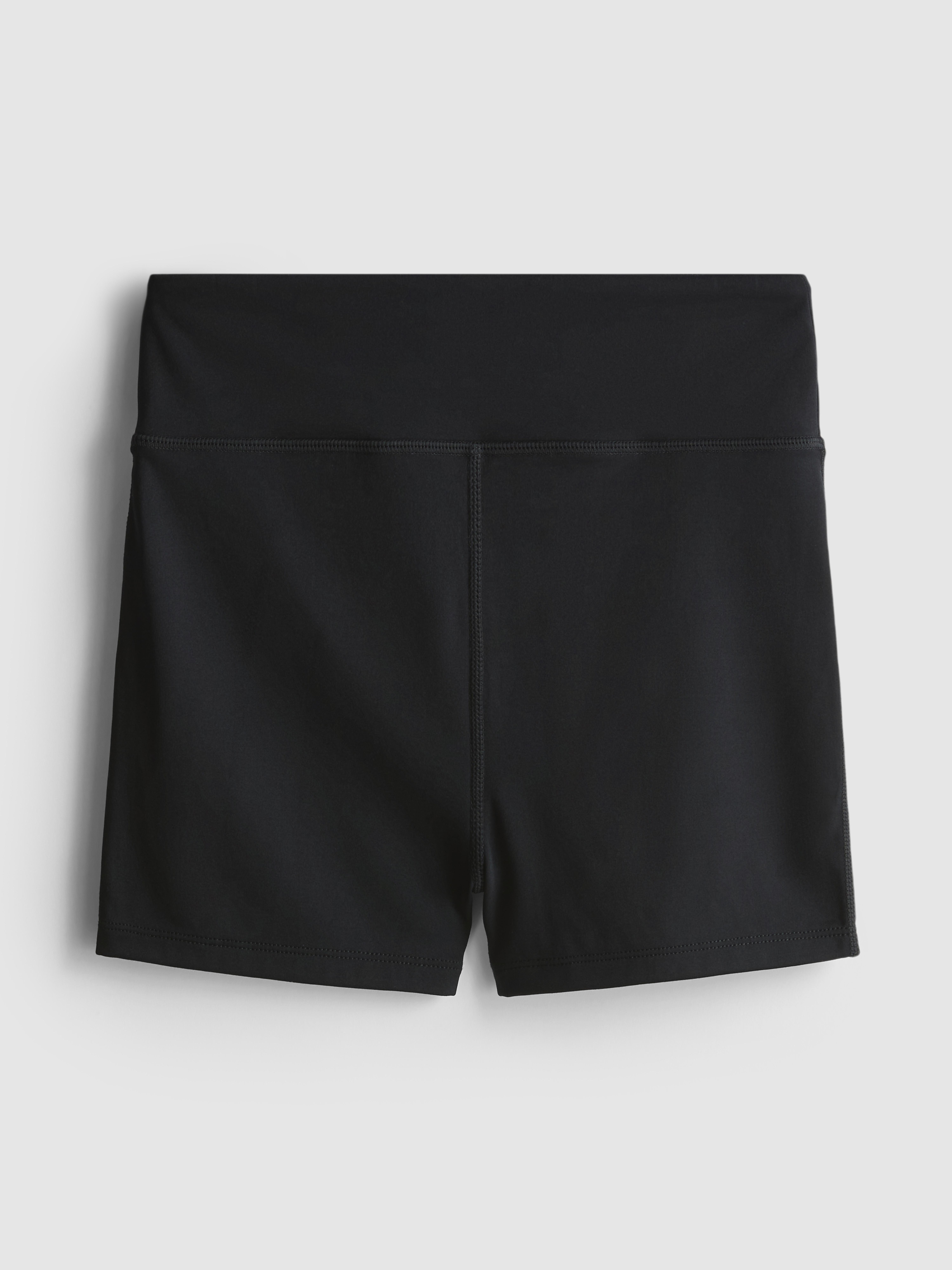 Girls Black Buttery Soft Active Yoga Shorts
