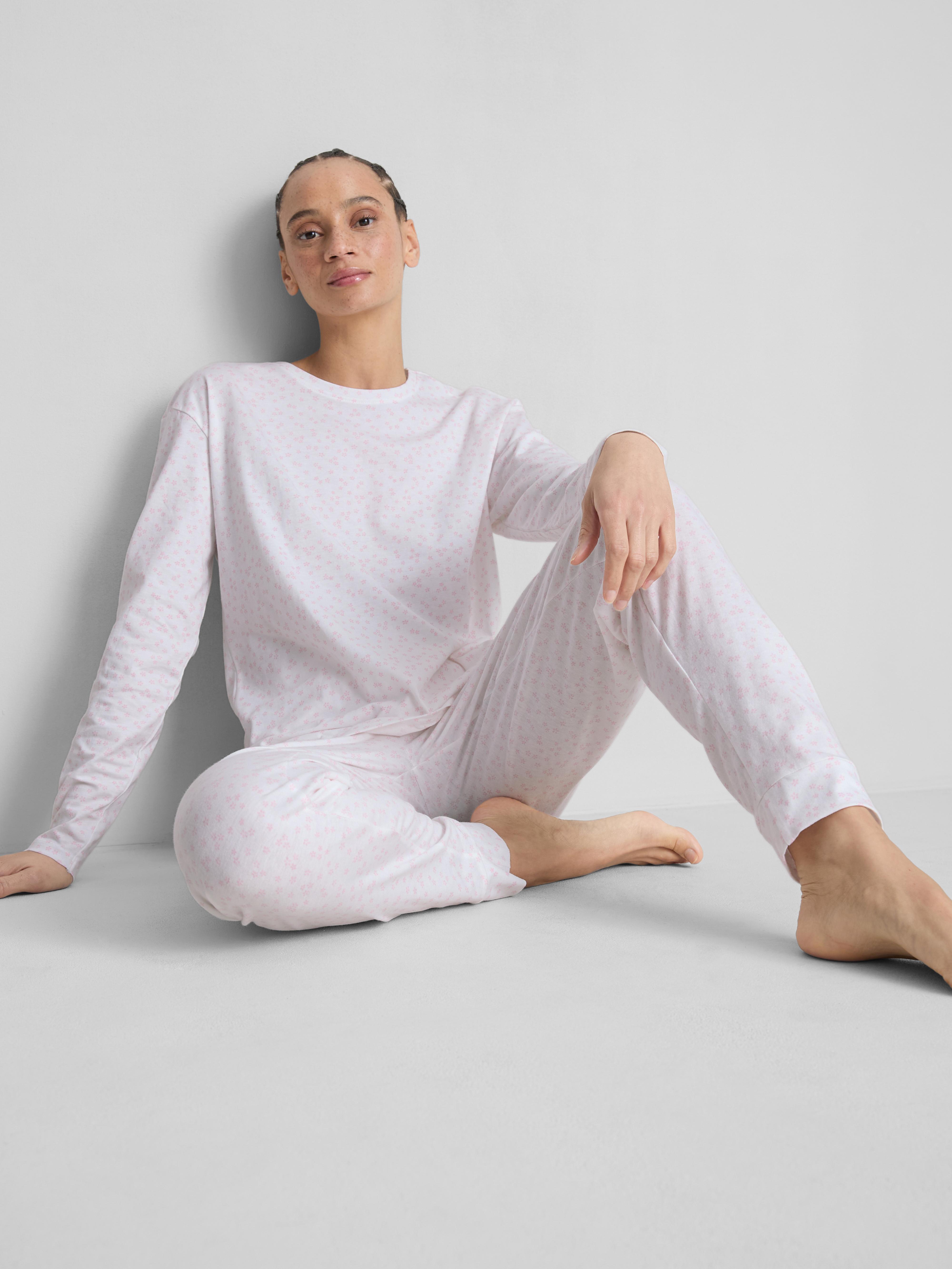 Katoenen pyjama met stippenprint