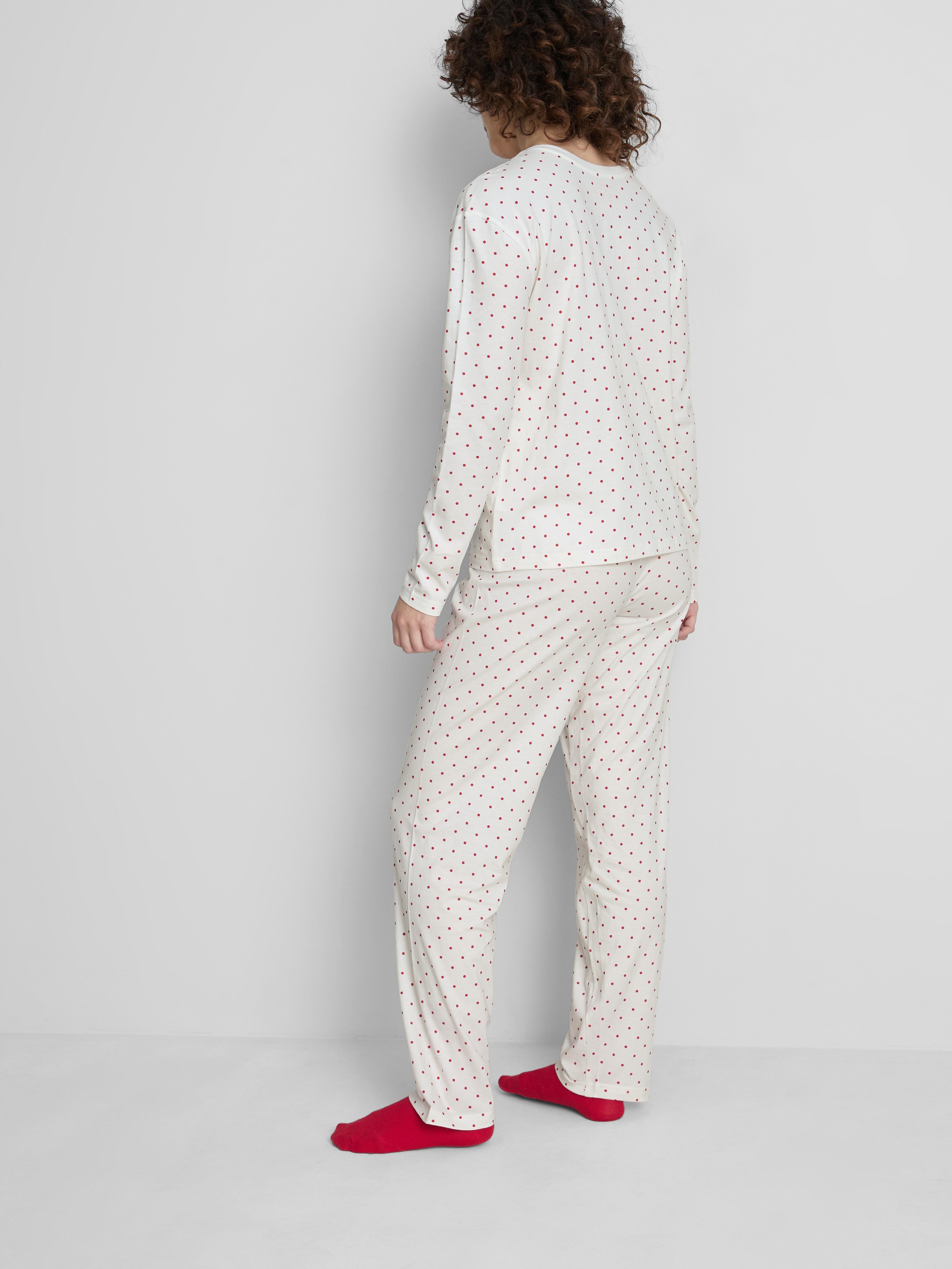 Cotton Polka Dot Printed Pajamas