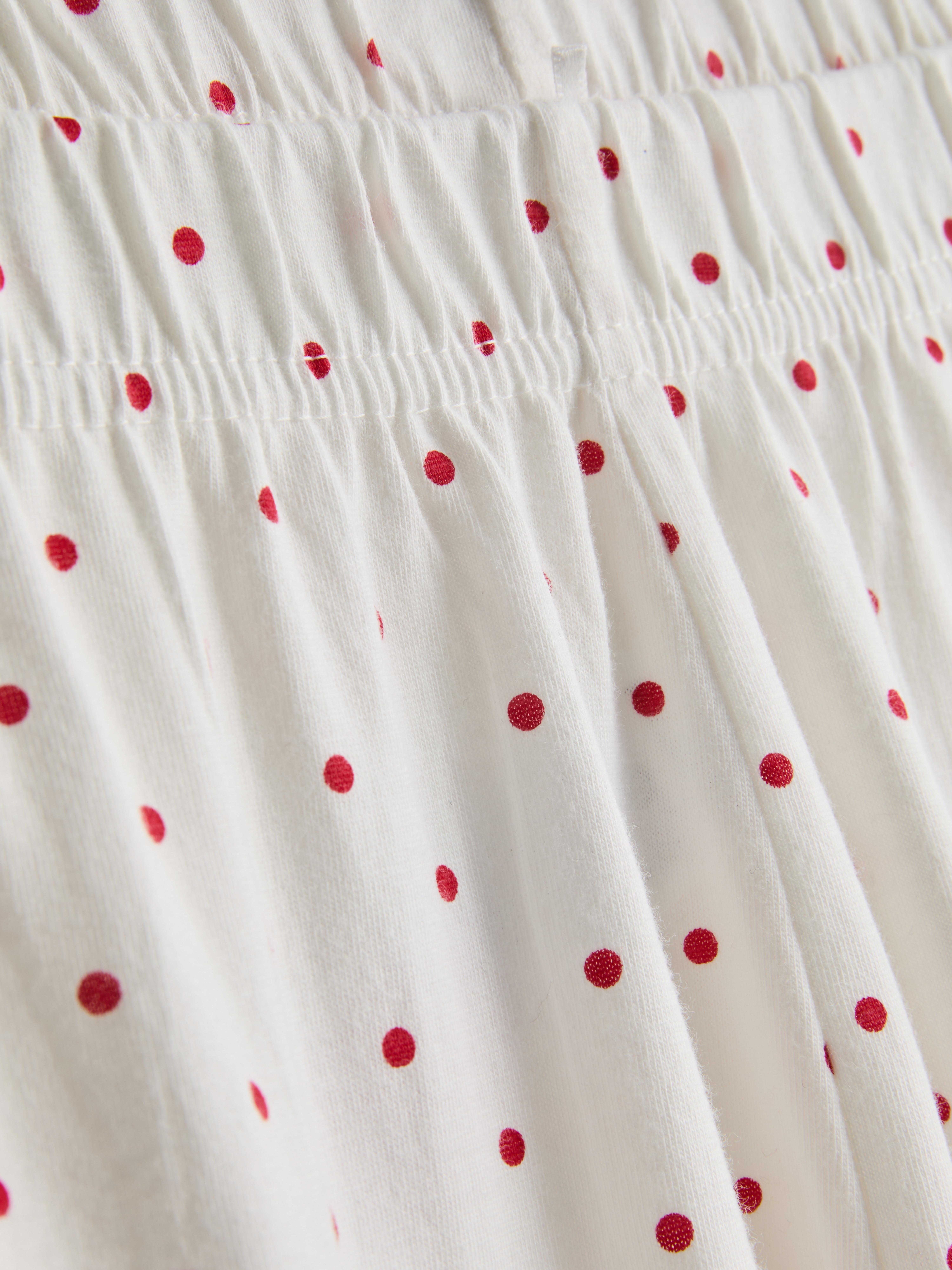 Cotton Polka Dot Printed Pajamas