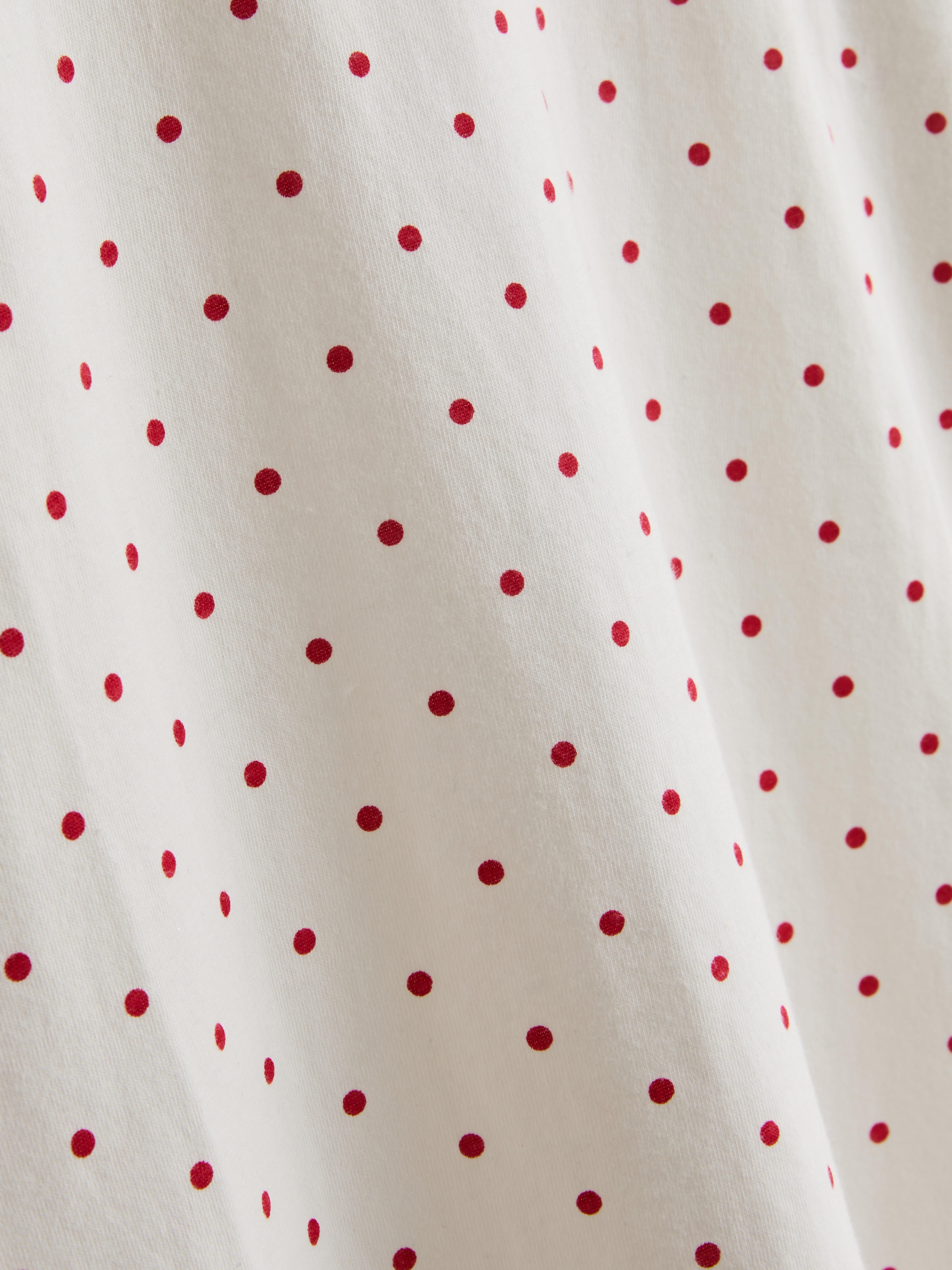 Cotton Polka Dot Printed Pajamas