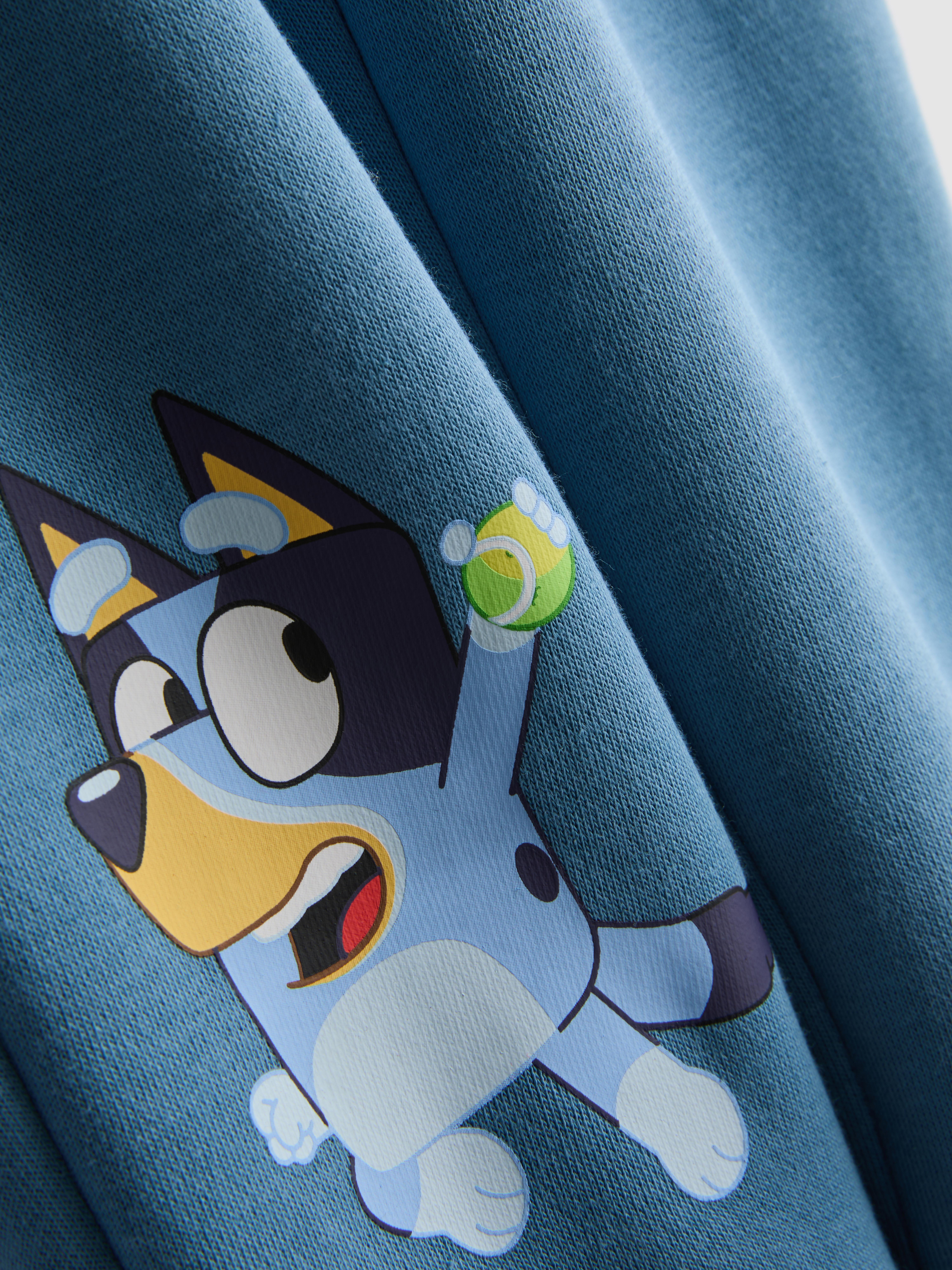 Boys Mid Blue 1.5-7yrs | Bluey Cuffed Sweatpants