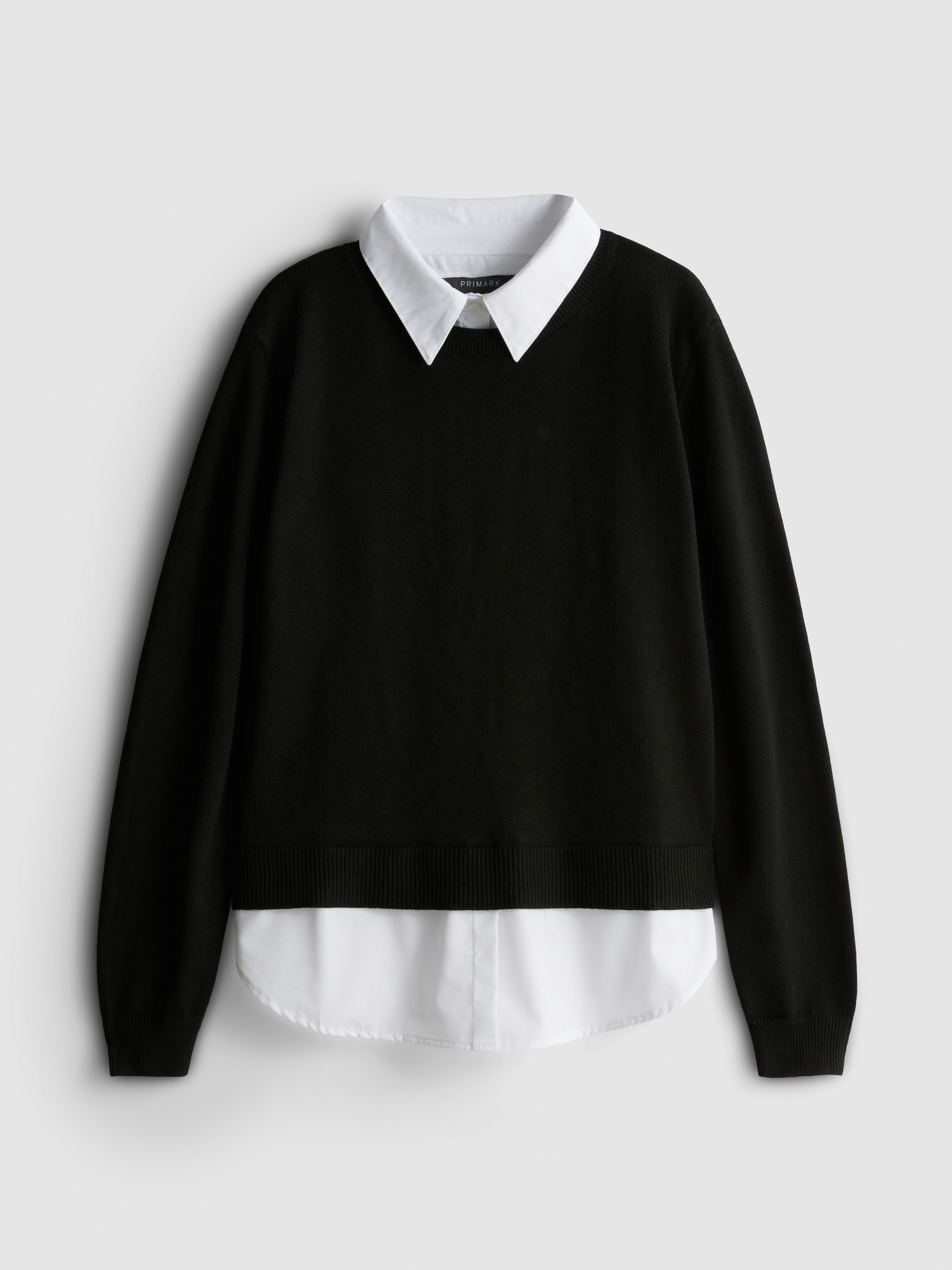 Camisola camisa 2 em 1