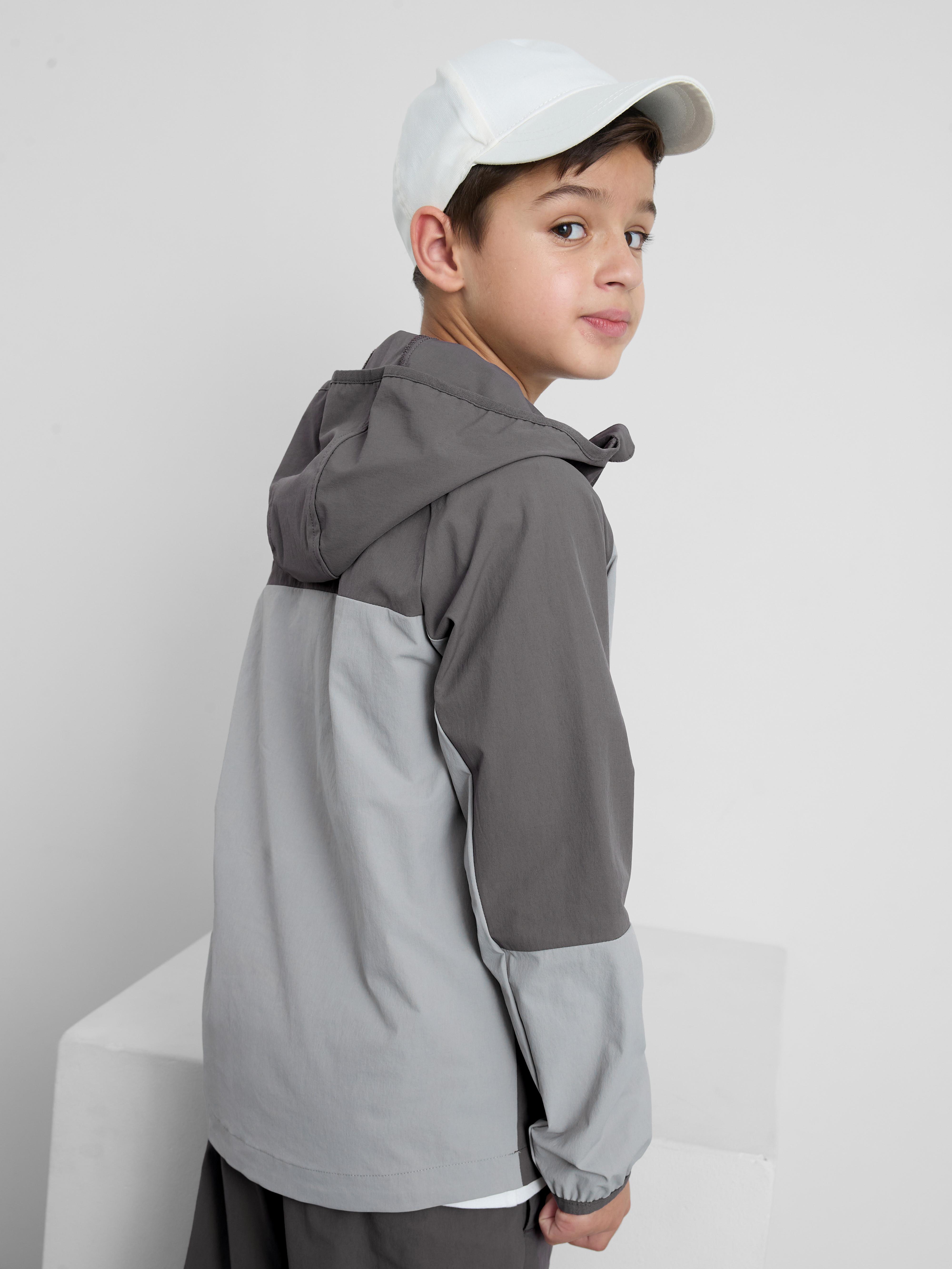 Boys Charcoal 7-15yrs | Zip-Up Sports Jacket