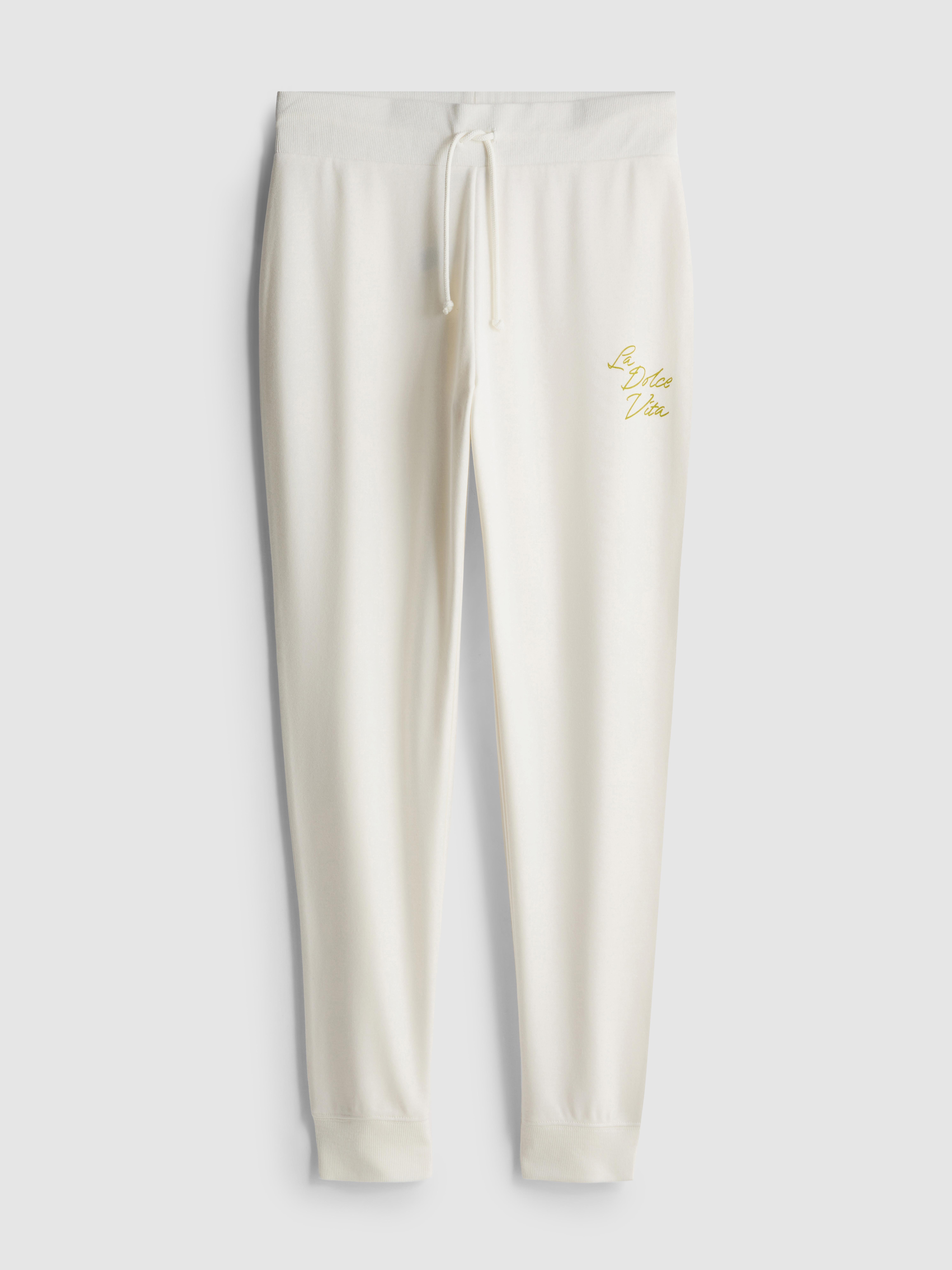 Cotton Blend Printed Skinny Joggers