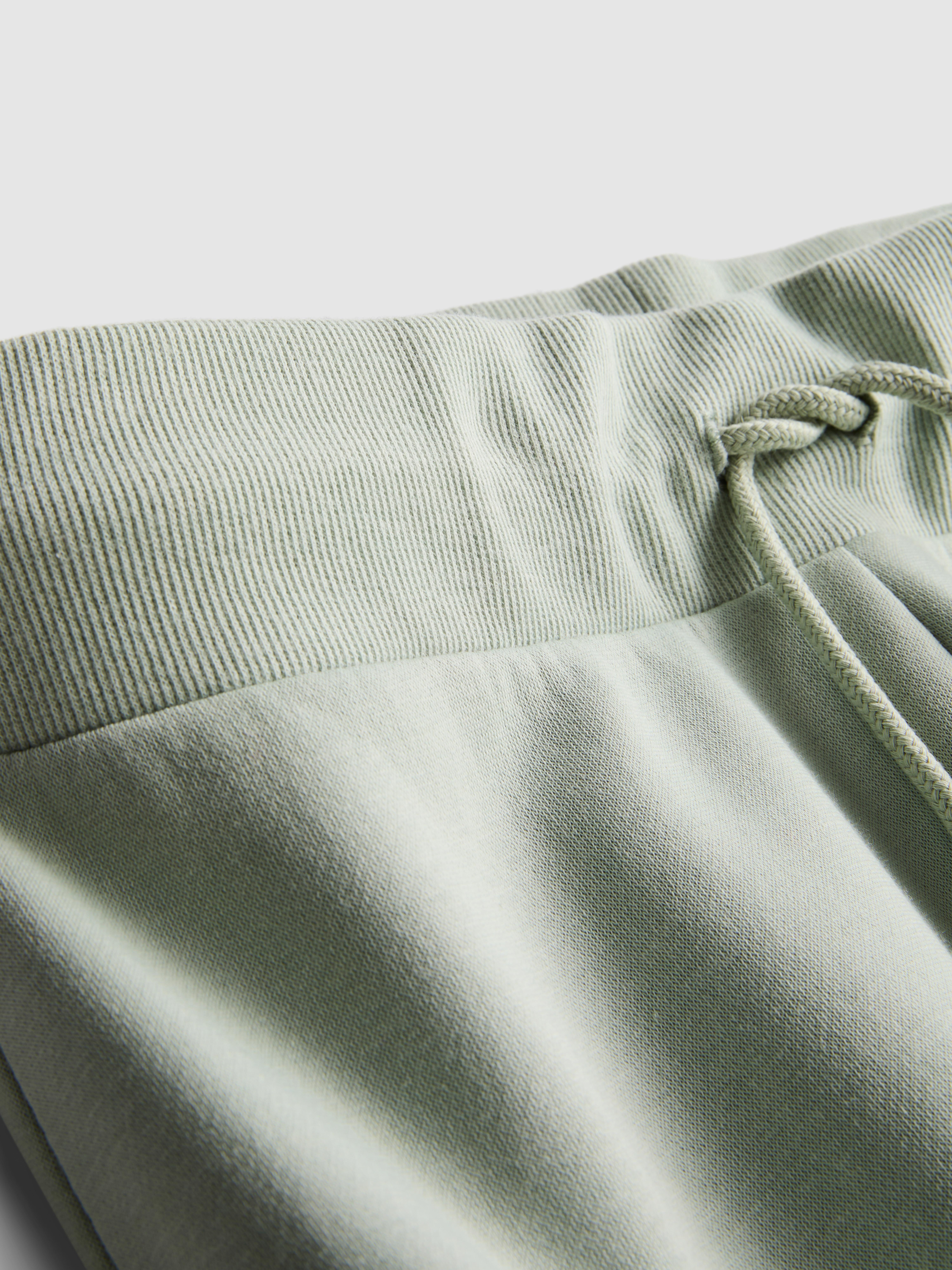 Women's Light Green Cotton Blend Printed Skinny Joggers