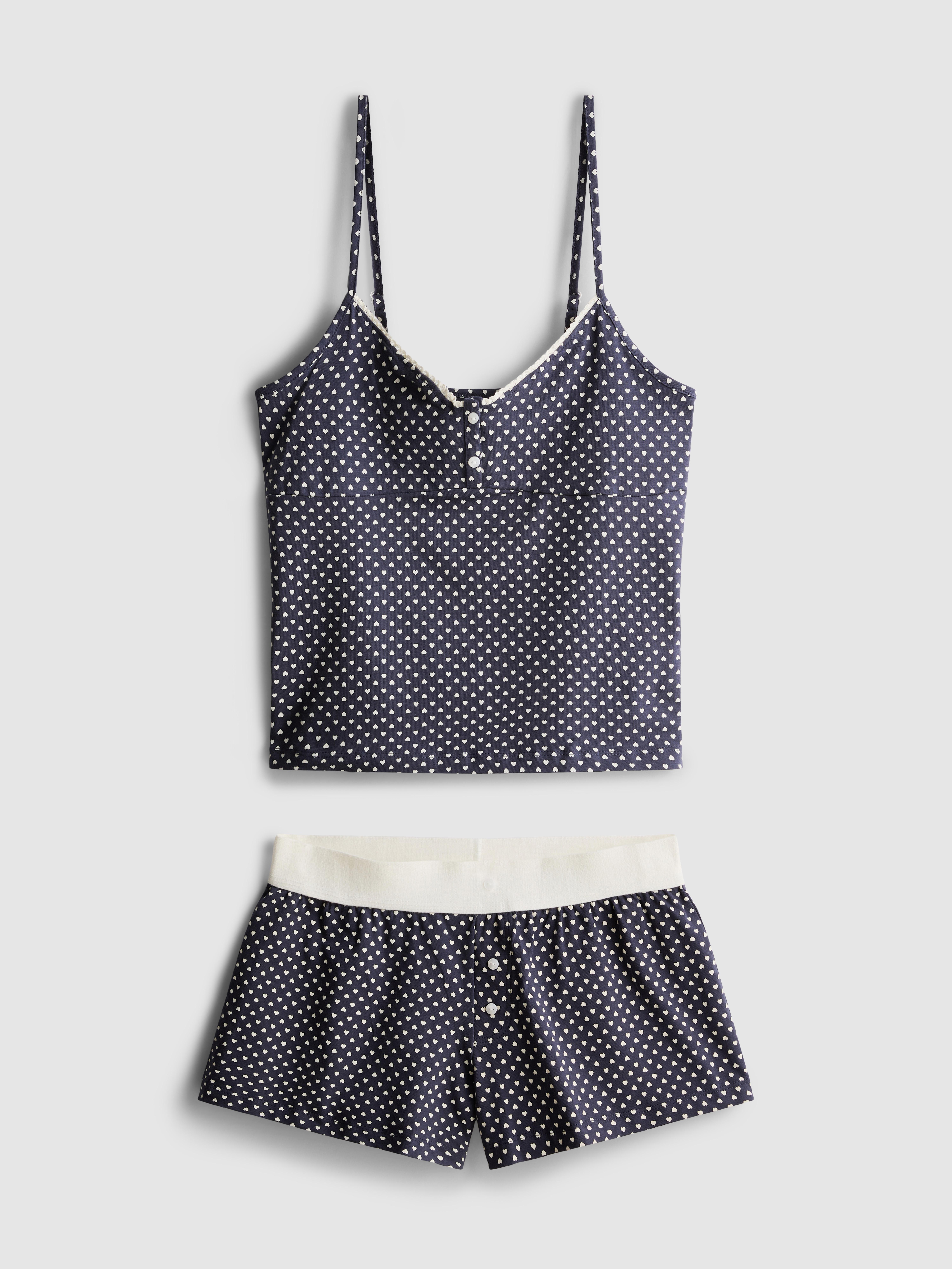 Printed Cotton Rich Boxer Shorty Pyjamas