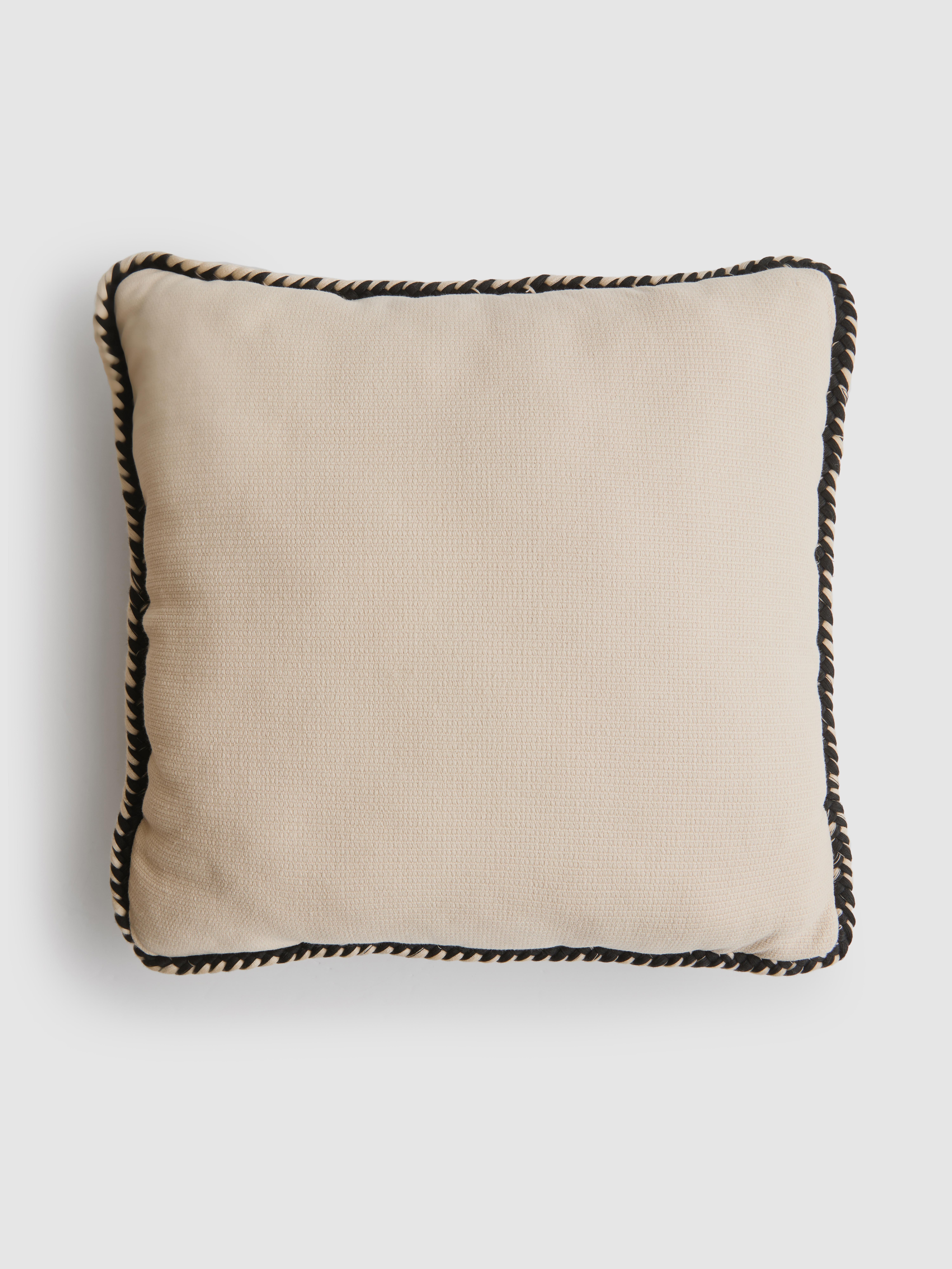 Woven Edge Square Scatter Cushion