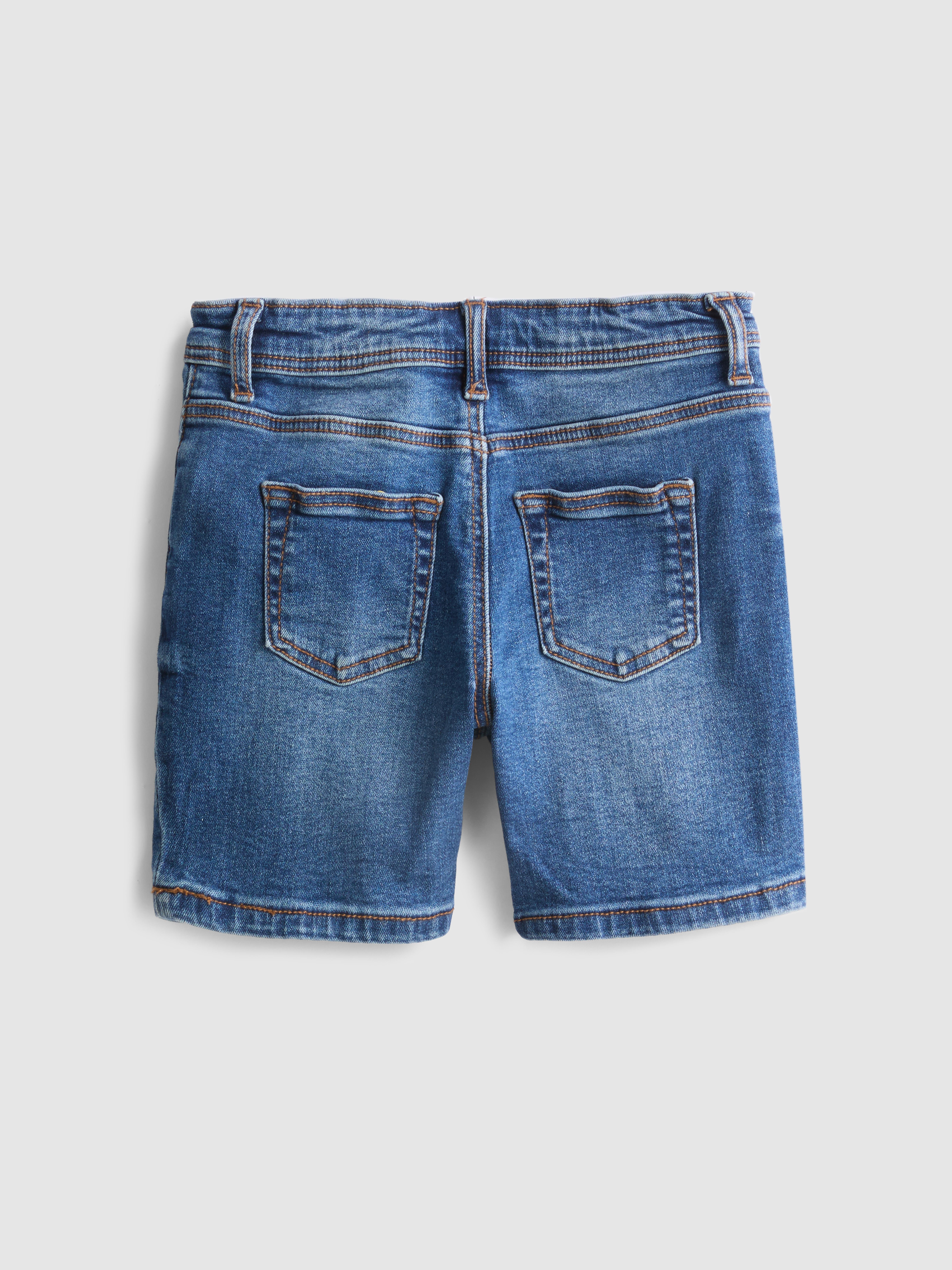 1.5-7yrs | Straight Leg Denim Shorts