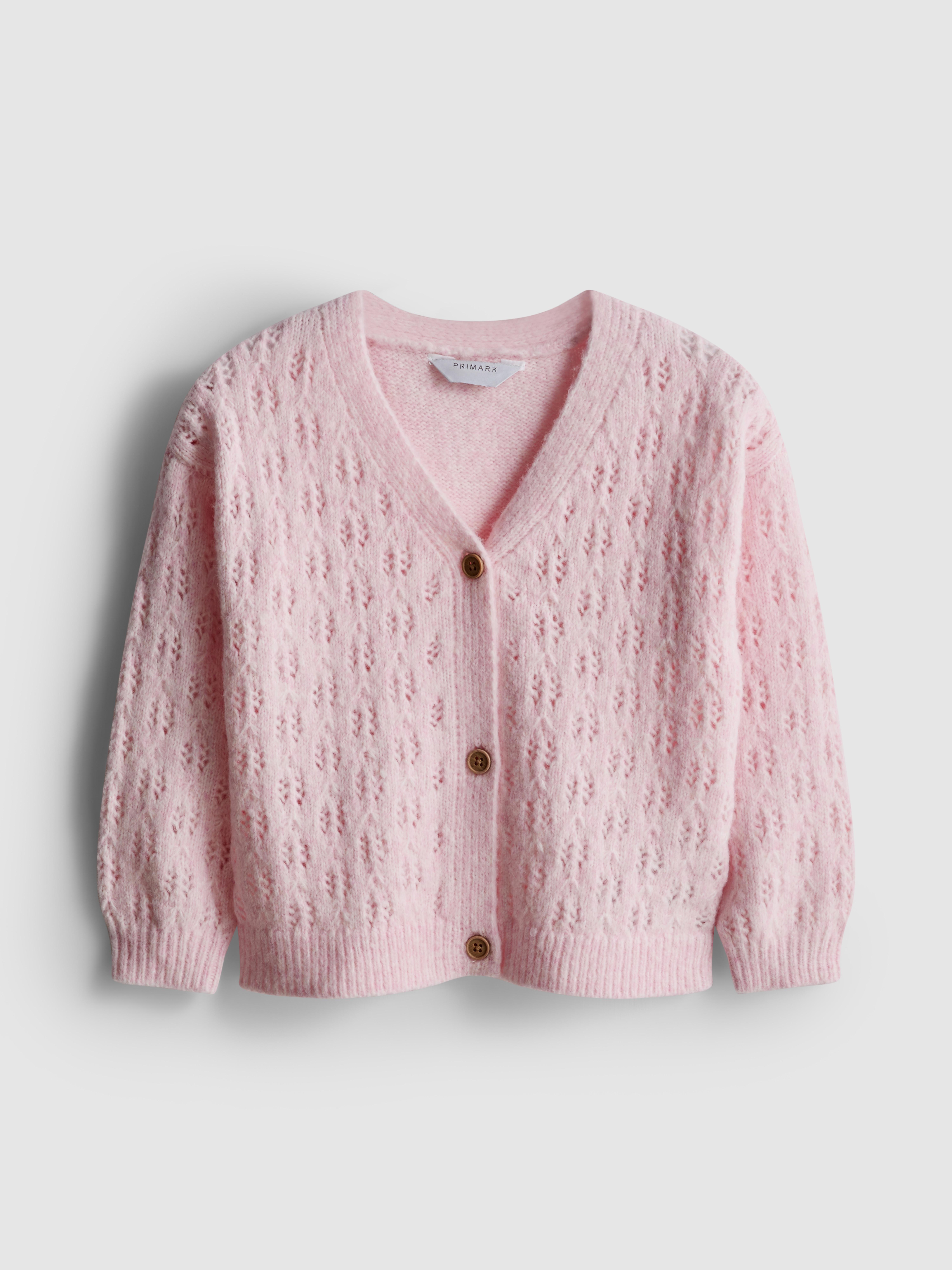 1.5-8yrs | Open-Knit Cardigan