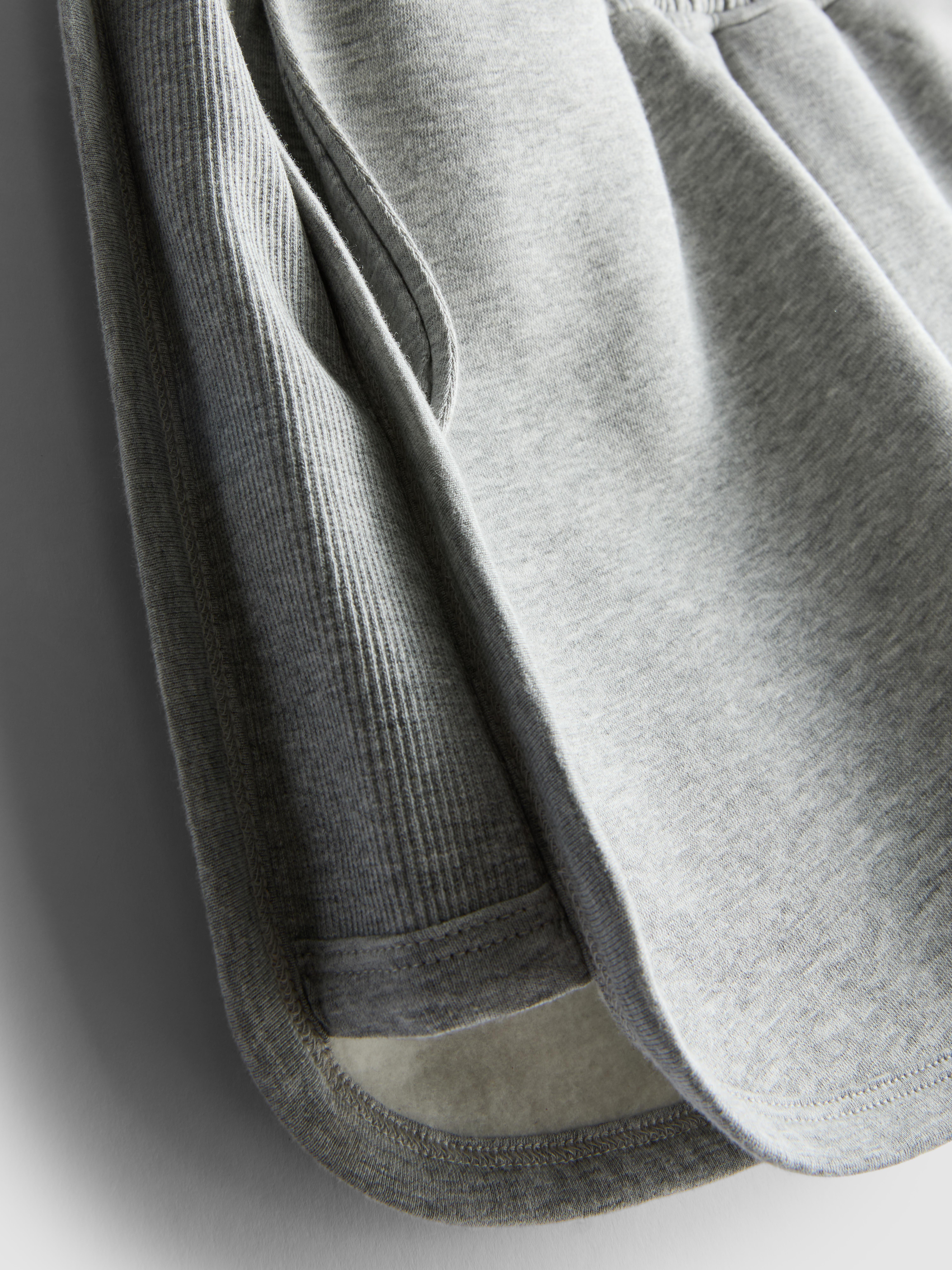 Women's Gray Heather Rita Ora Cotton-Rich Running Shorts