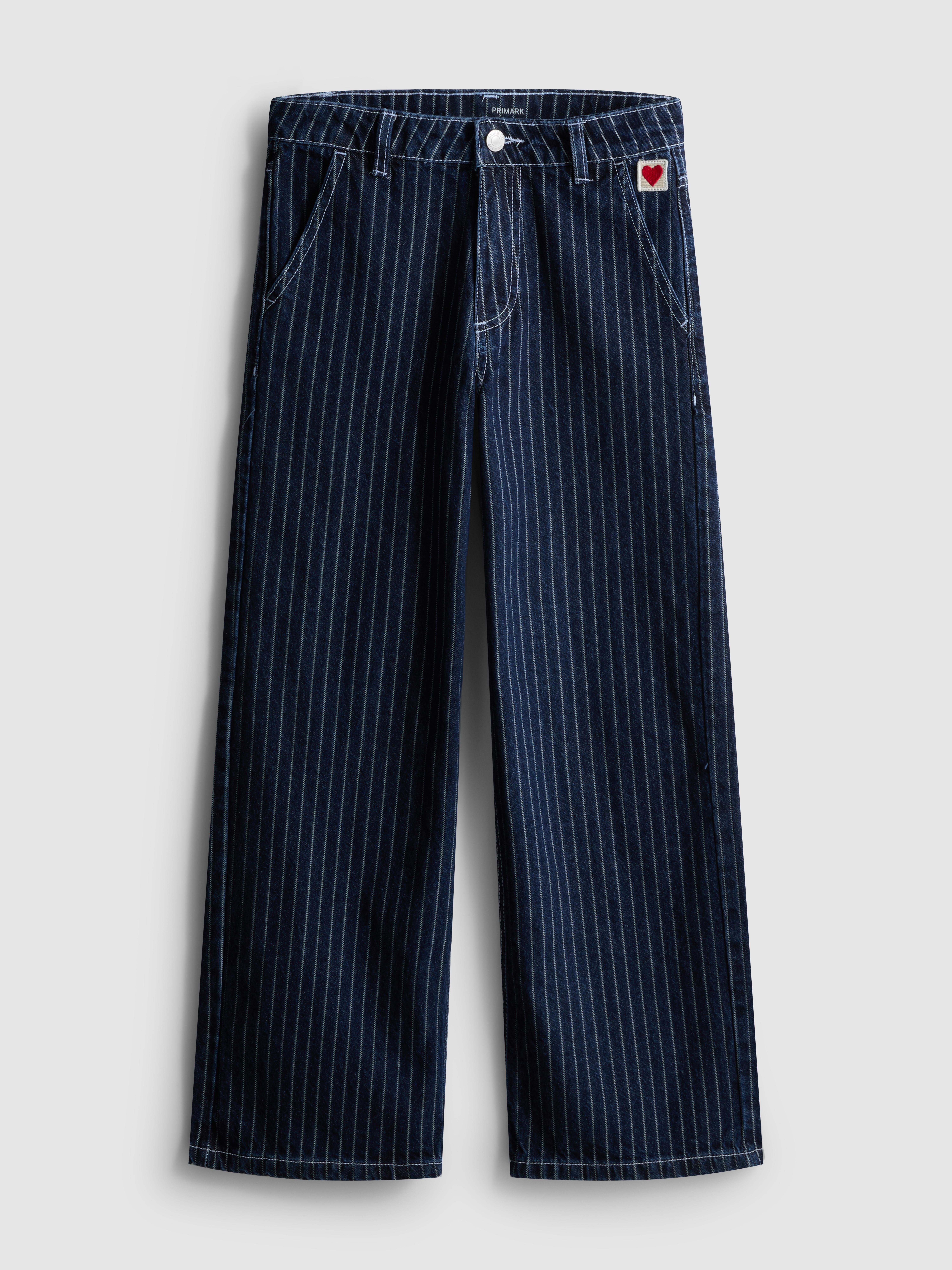 7-15yrs | Pinstripe Jeans