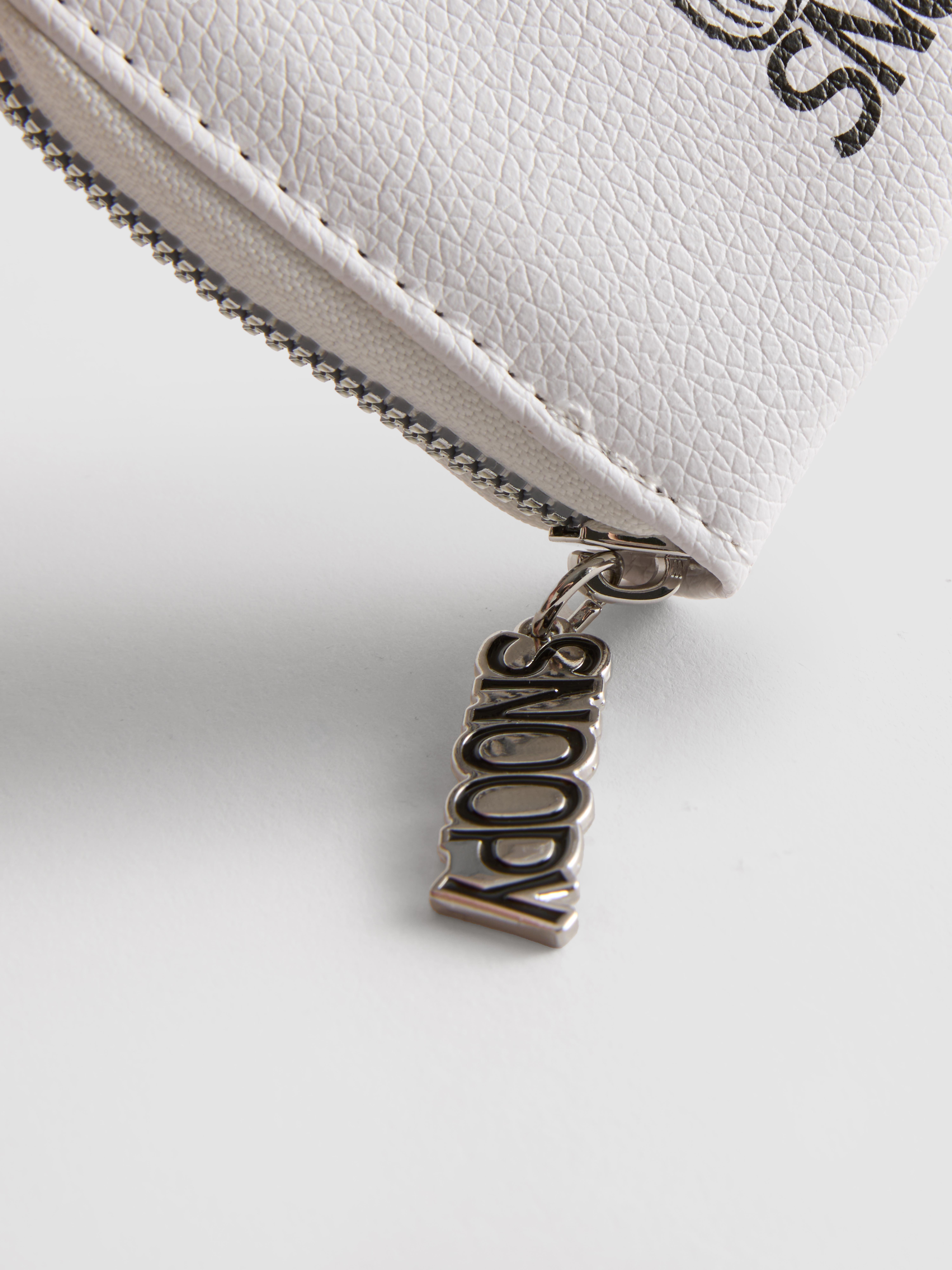 Women's Ivory Snoopy Zip Purse