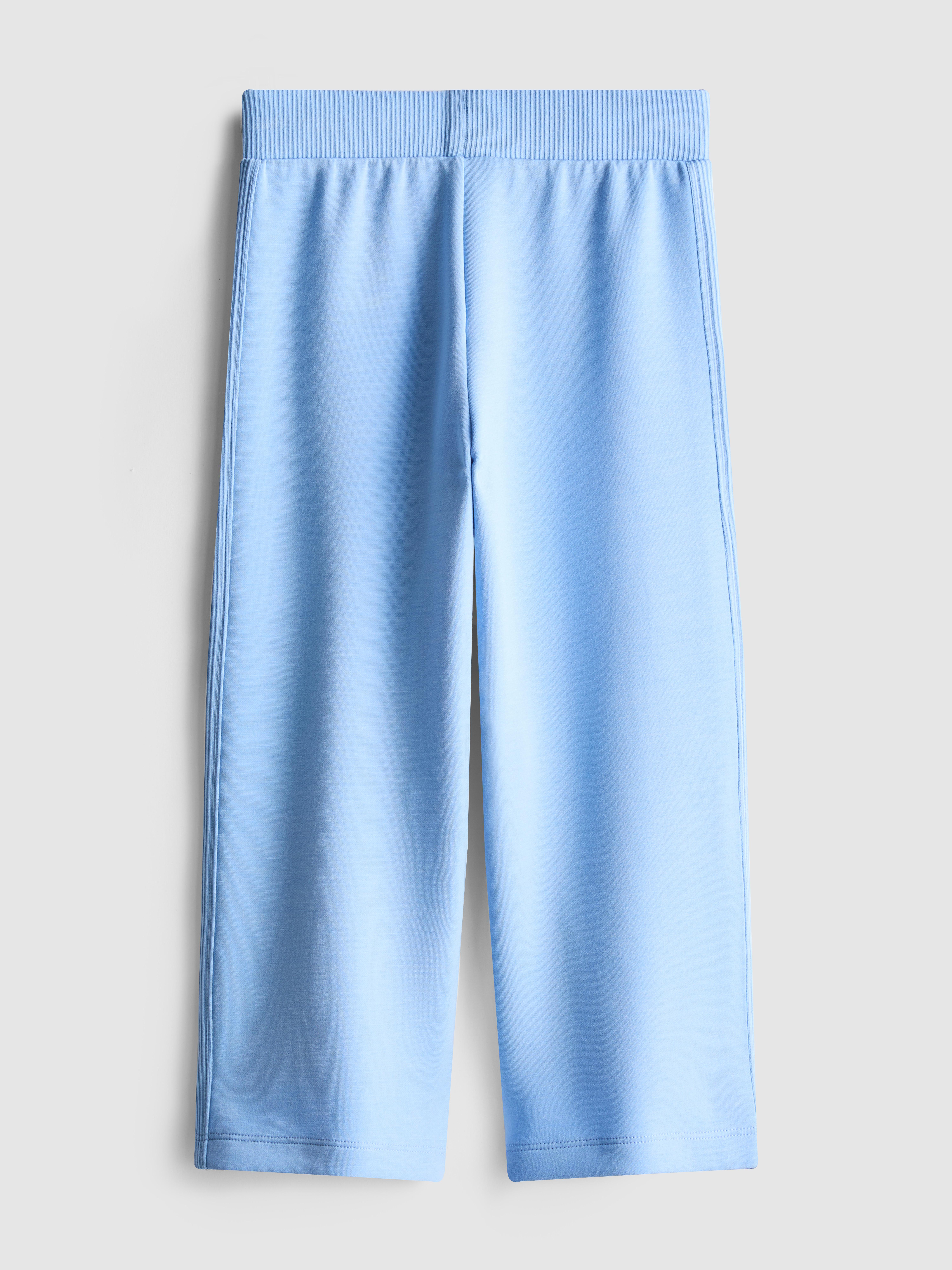 Girls Blue 1.5-8yrs | Wide Leg Sports Joggers