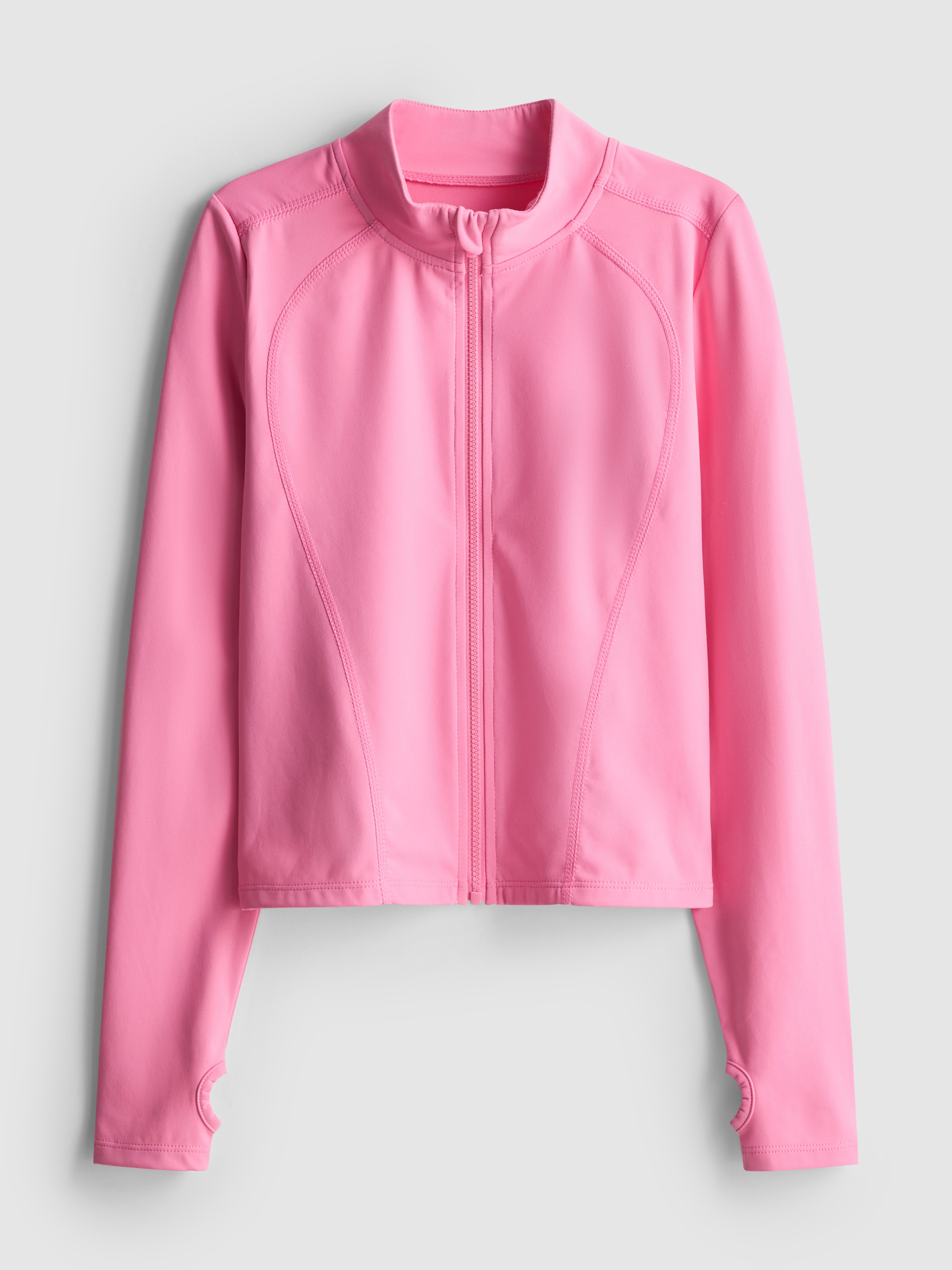 Girls 7-15yrs | Buttery Soft Active Zip-Up High-Neck Sweatshirt