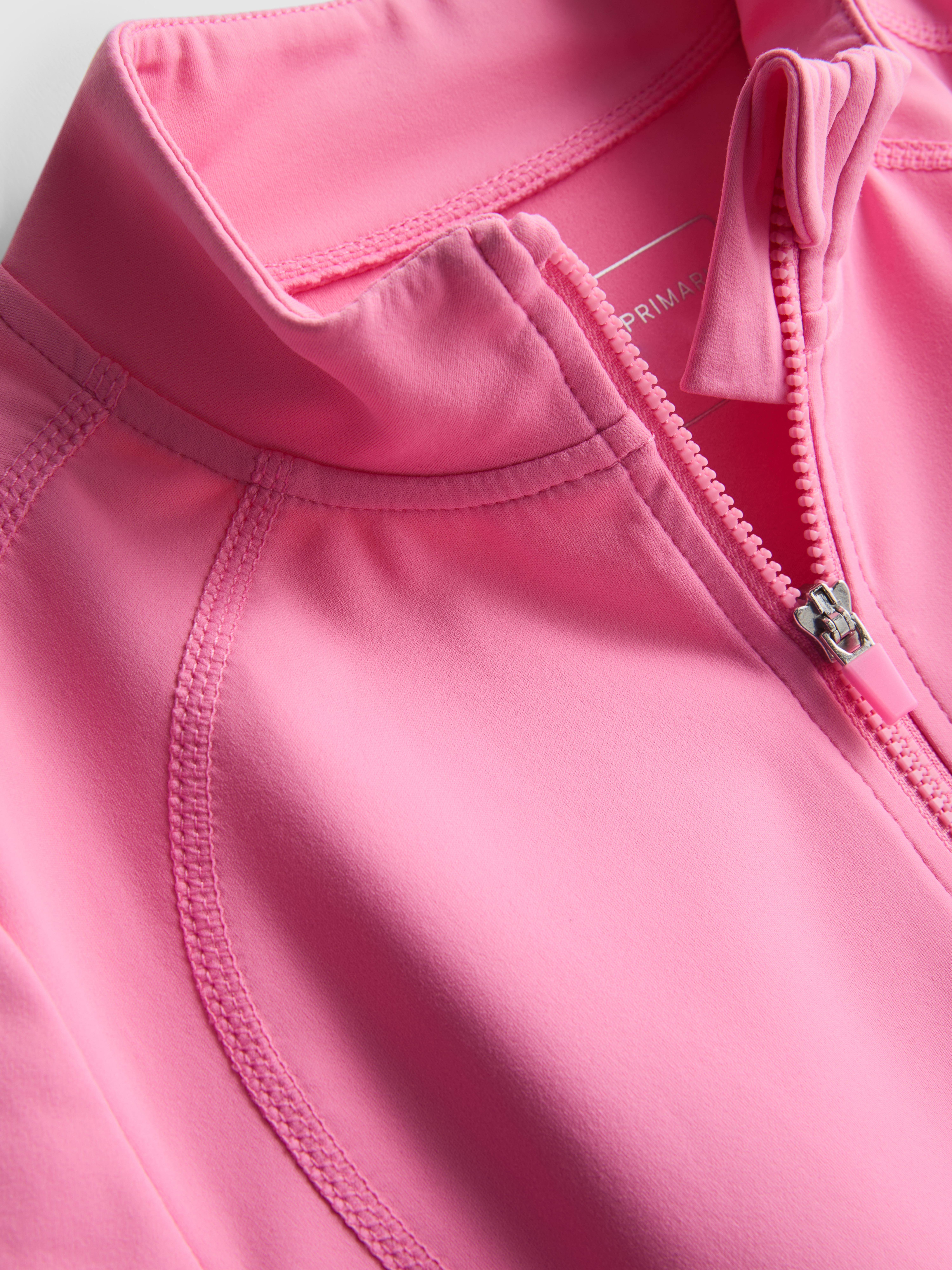 Girls 7-15yrs | Buttery Soft Active Zip-Up High-Neck Sweatshirt