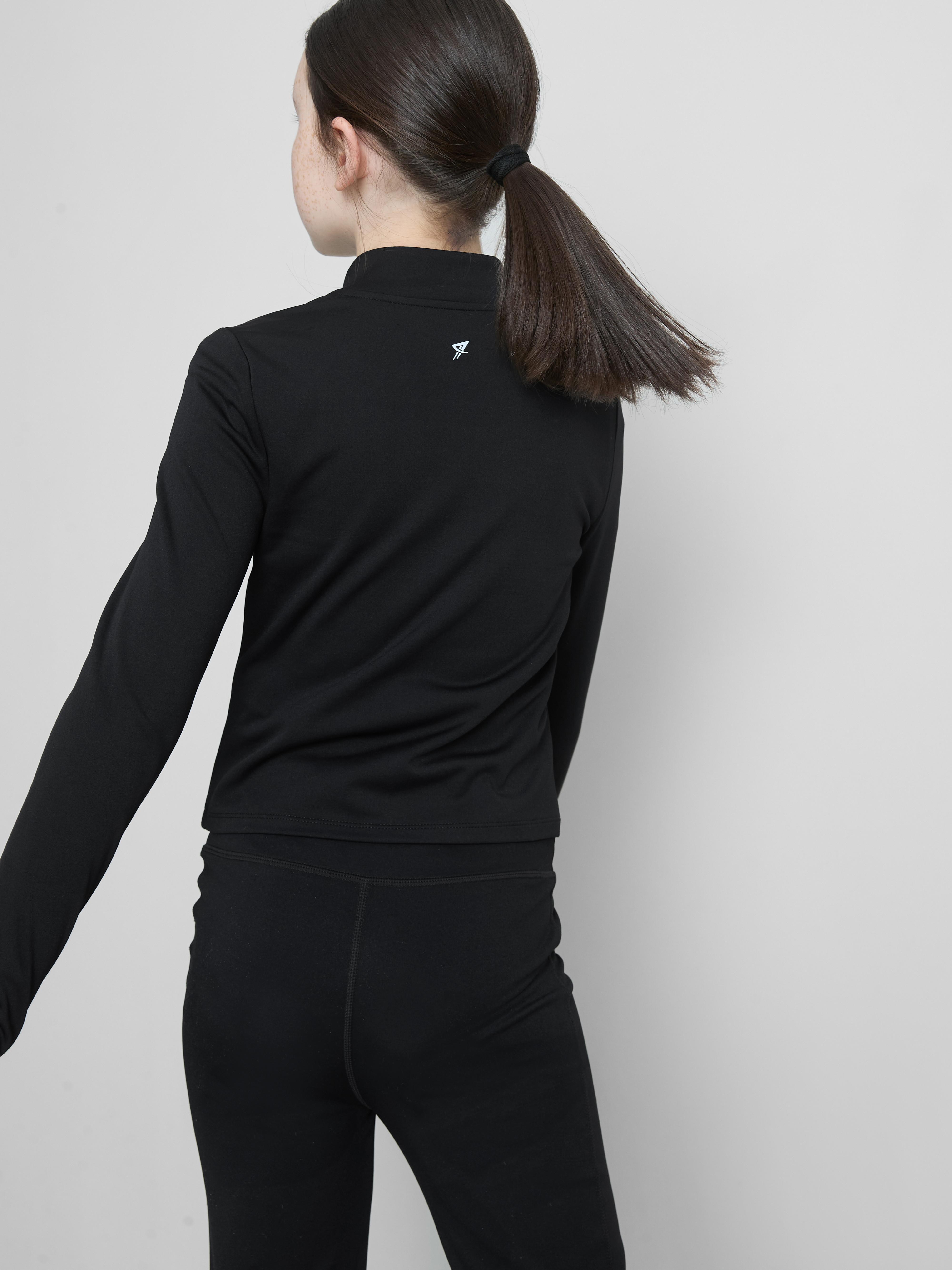 Girls 7-15yrs | Buttery Soft Active Zip-Up High-Neck Sweatshirt