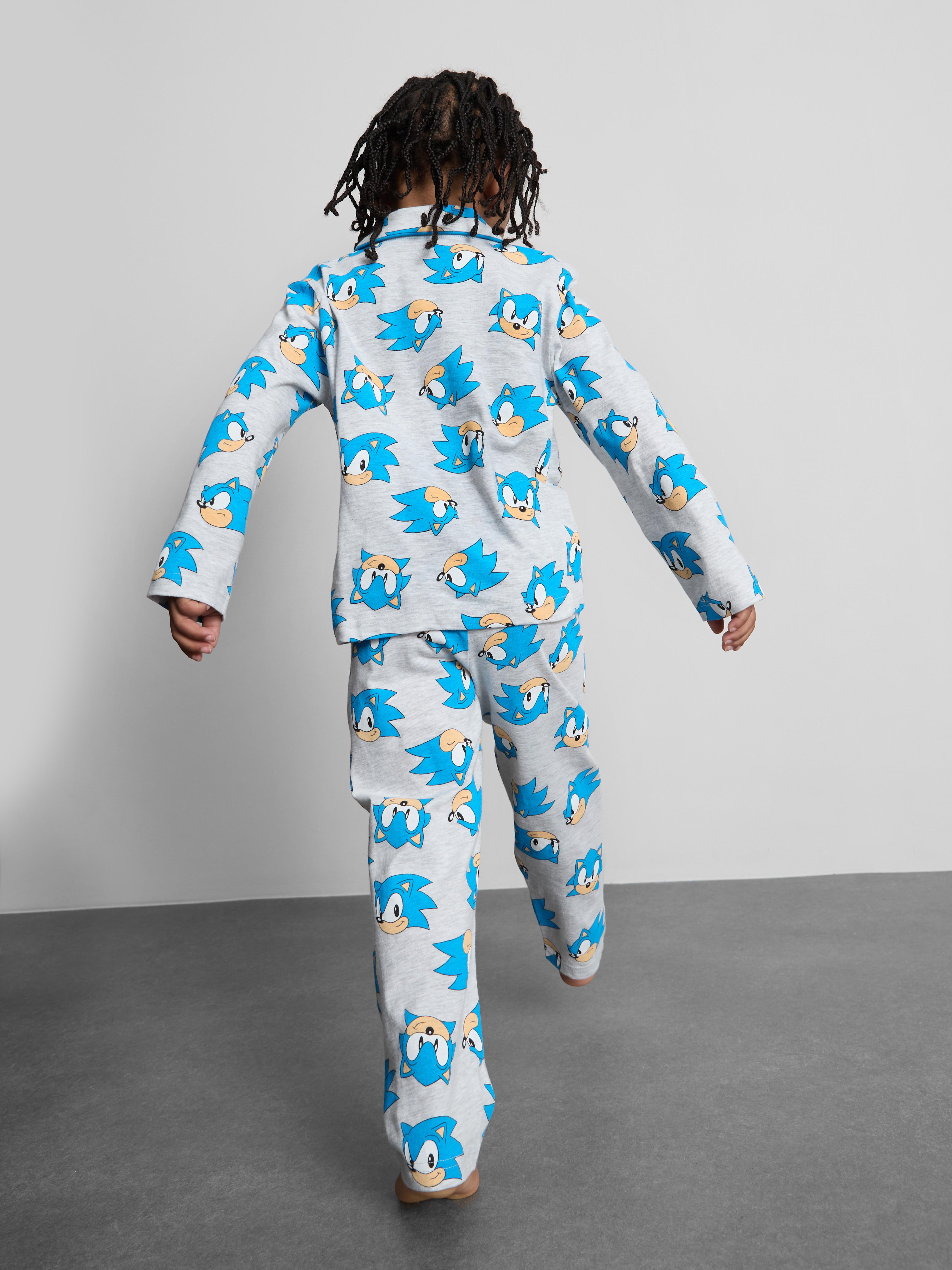 1.5-10yrs | Sonic The Hedgehog Shirt Pyjamas