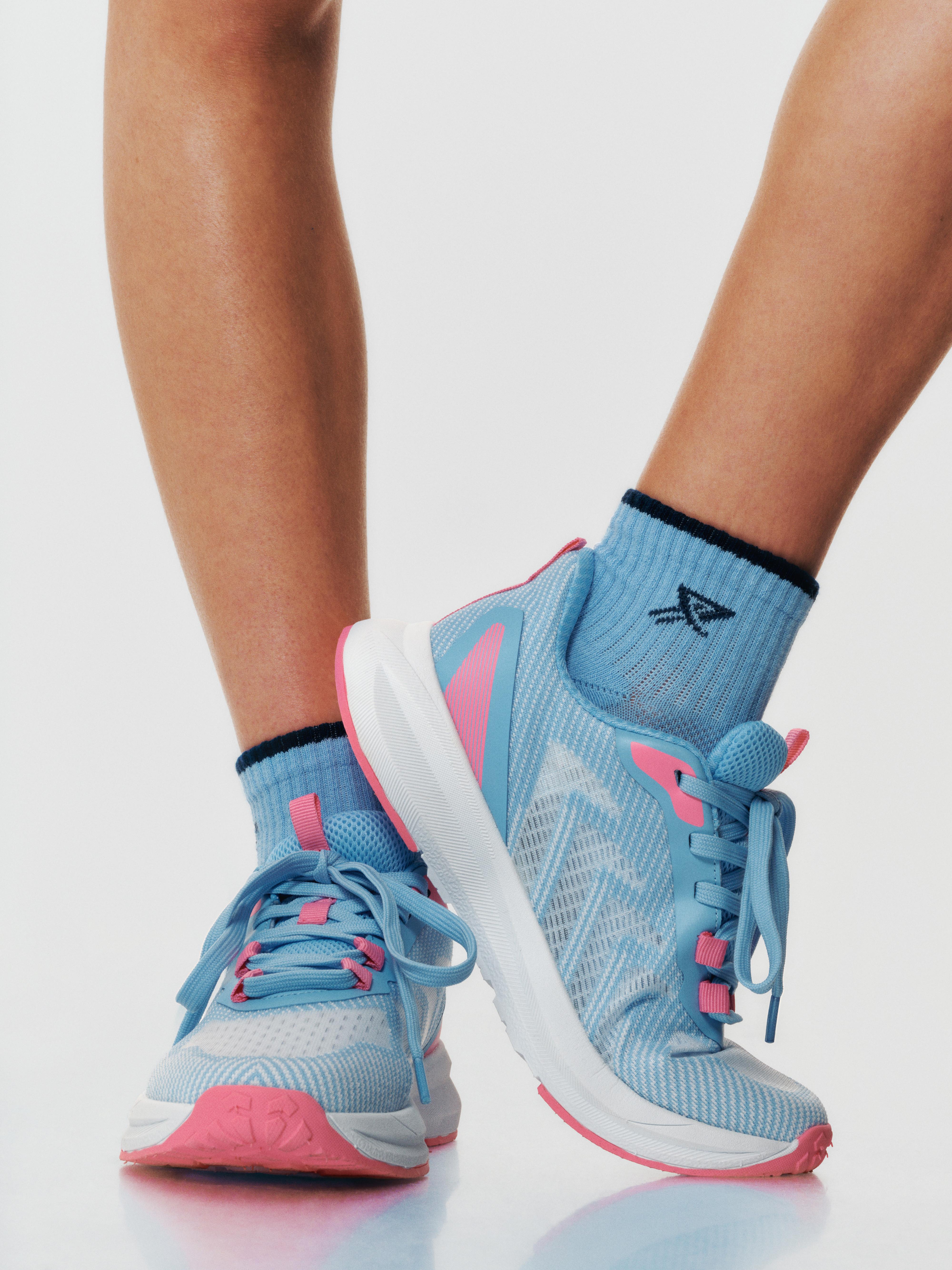 Girls Light Blue FoamFlex Sneakers