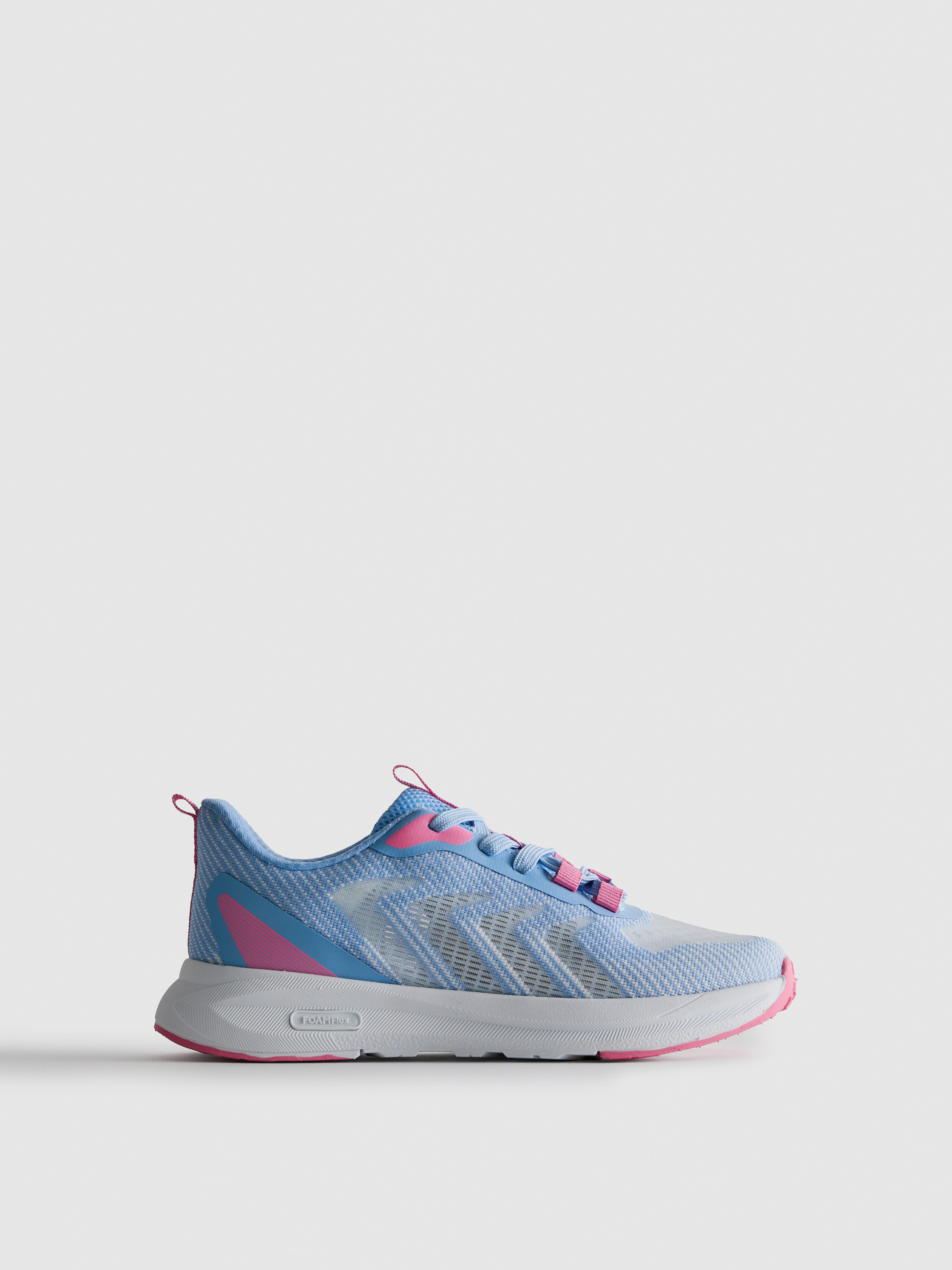 Girls Light Blue FoamFlex Sneakers