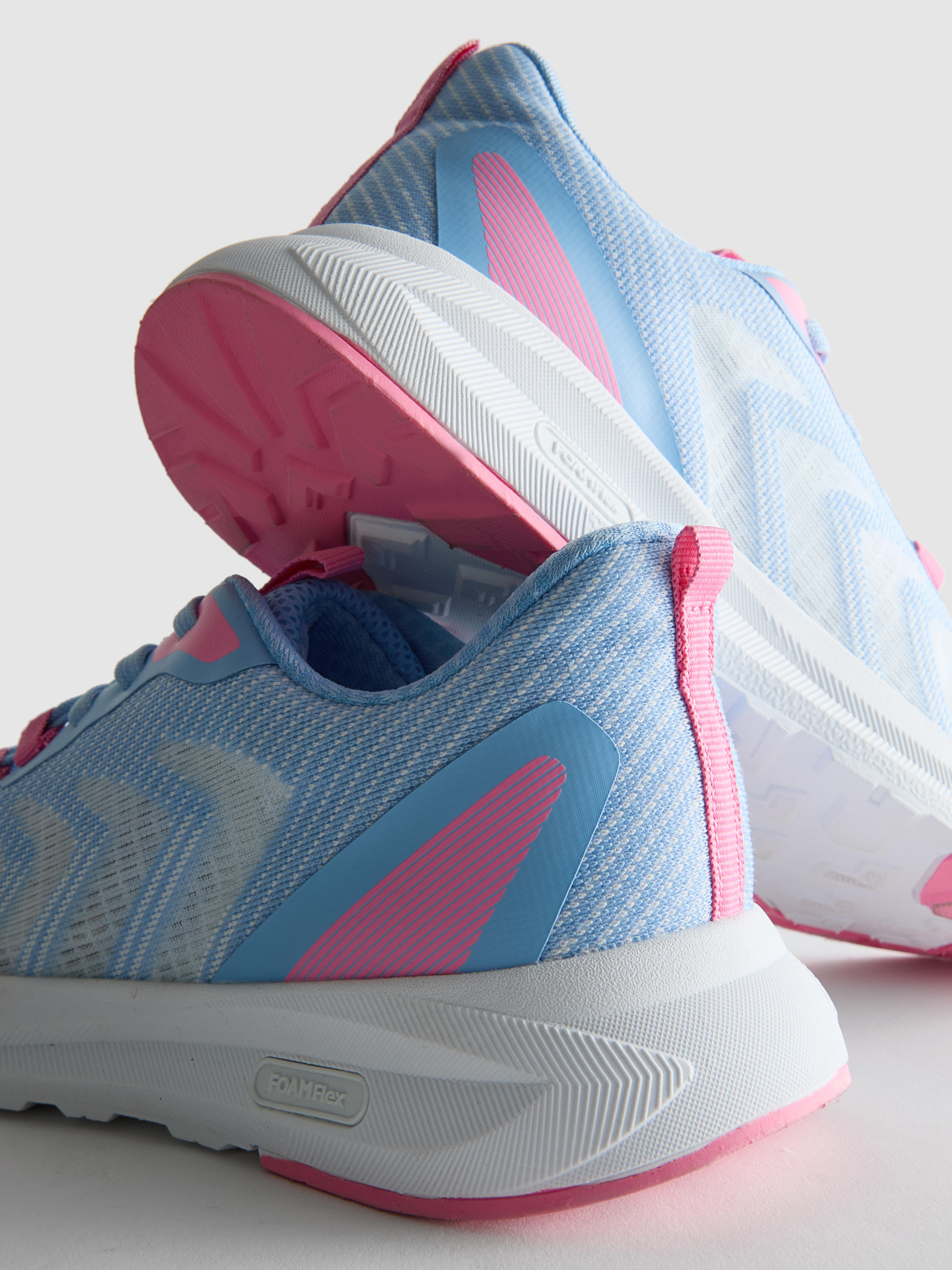 Girls Light Blue FoamFlex Sneakers