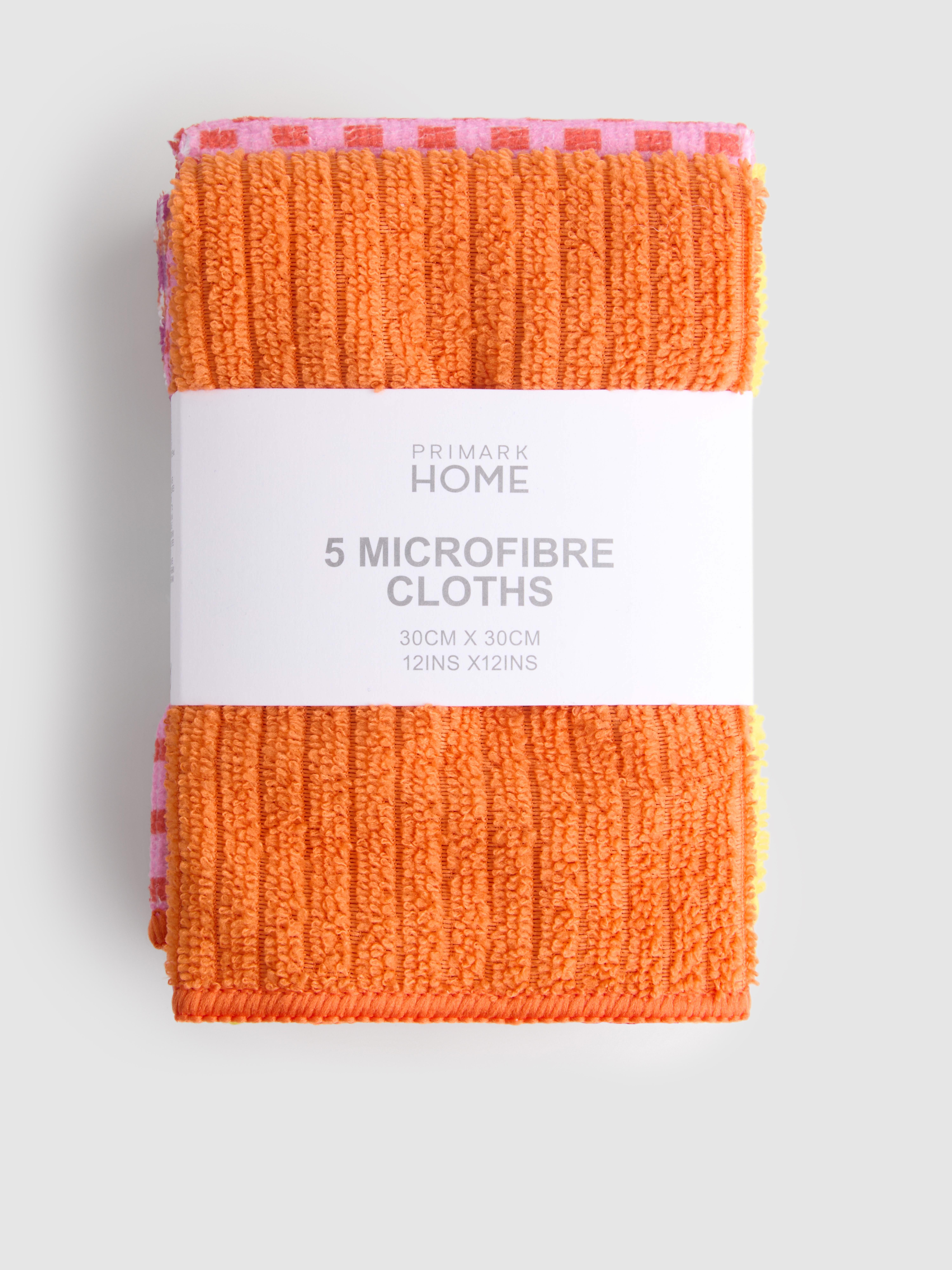 Lot de 5 chiffons en microfibre