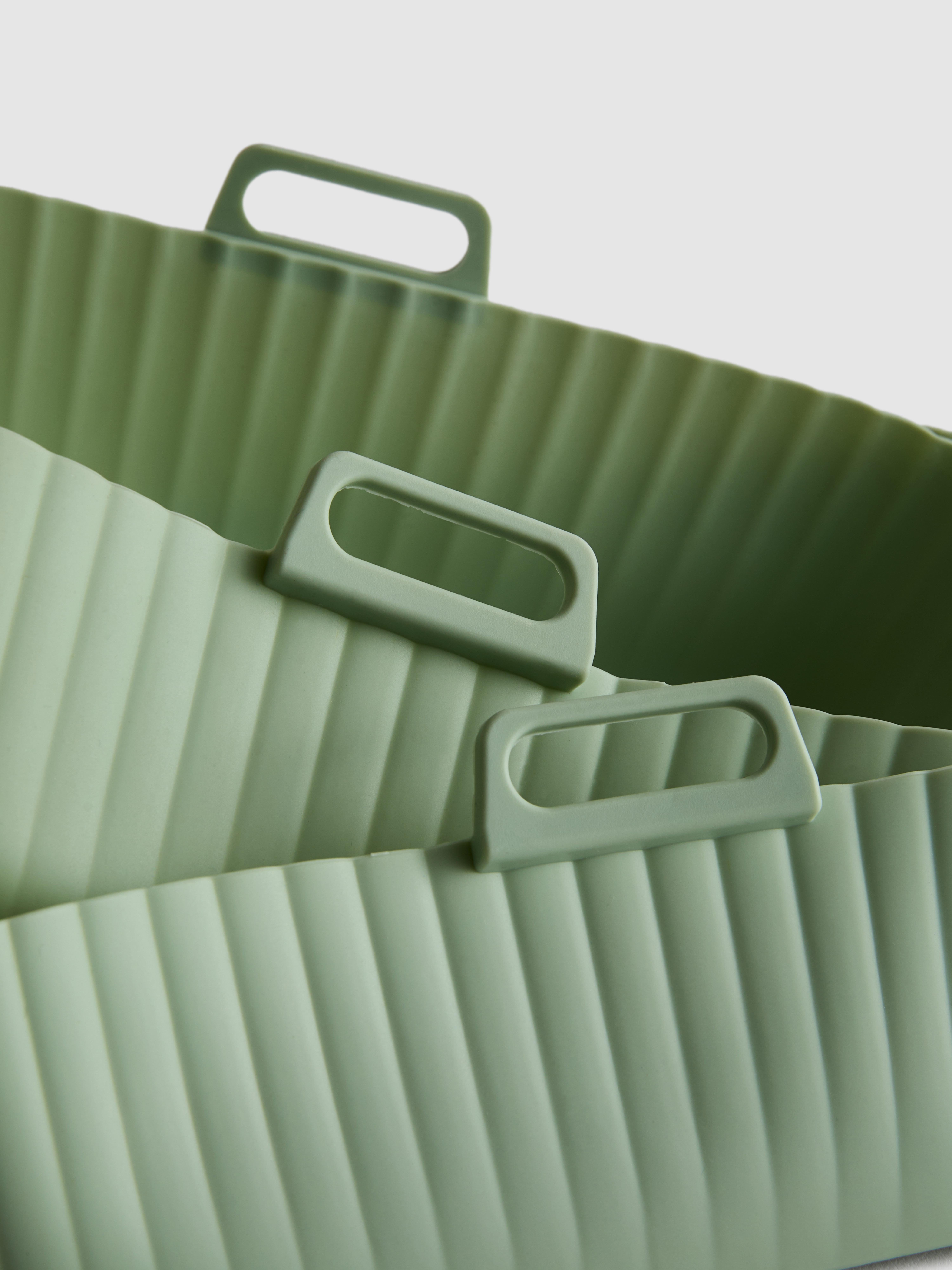 Airfryer-mandjes, set van 2