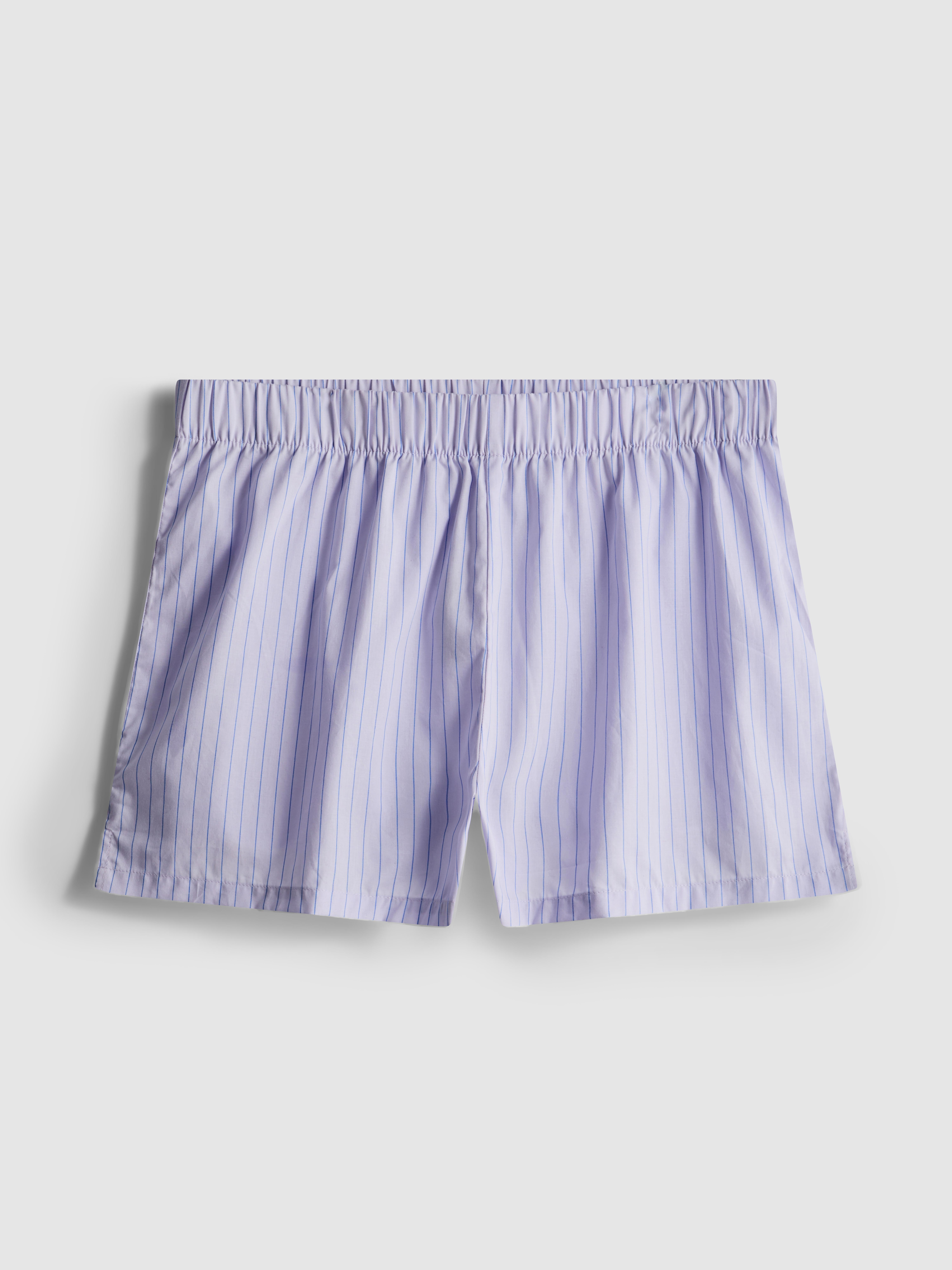 Printed Cotton Pajama Shorts