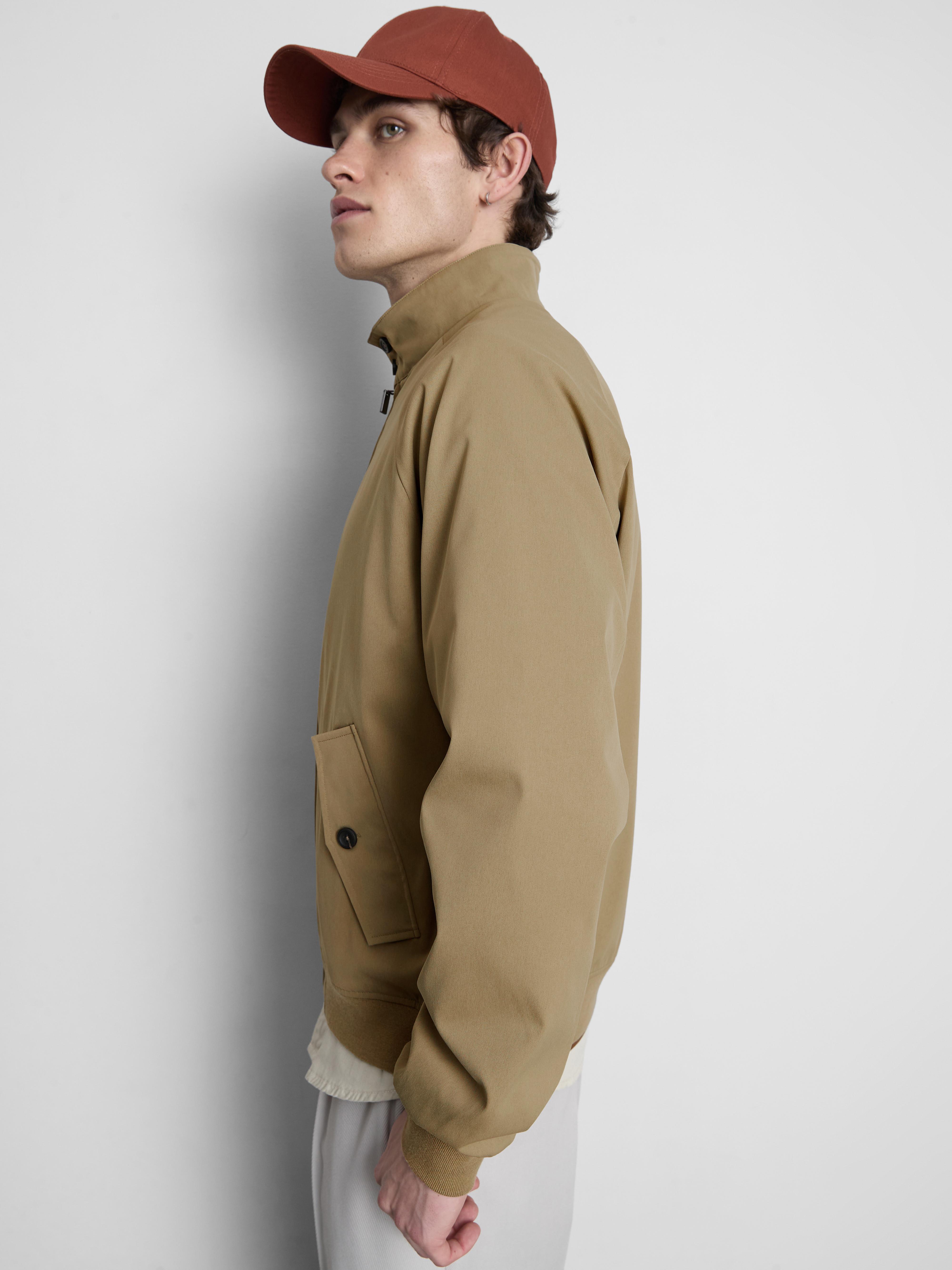Zip-Up Harrington Jacket
