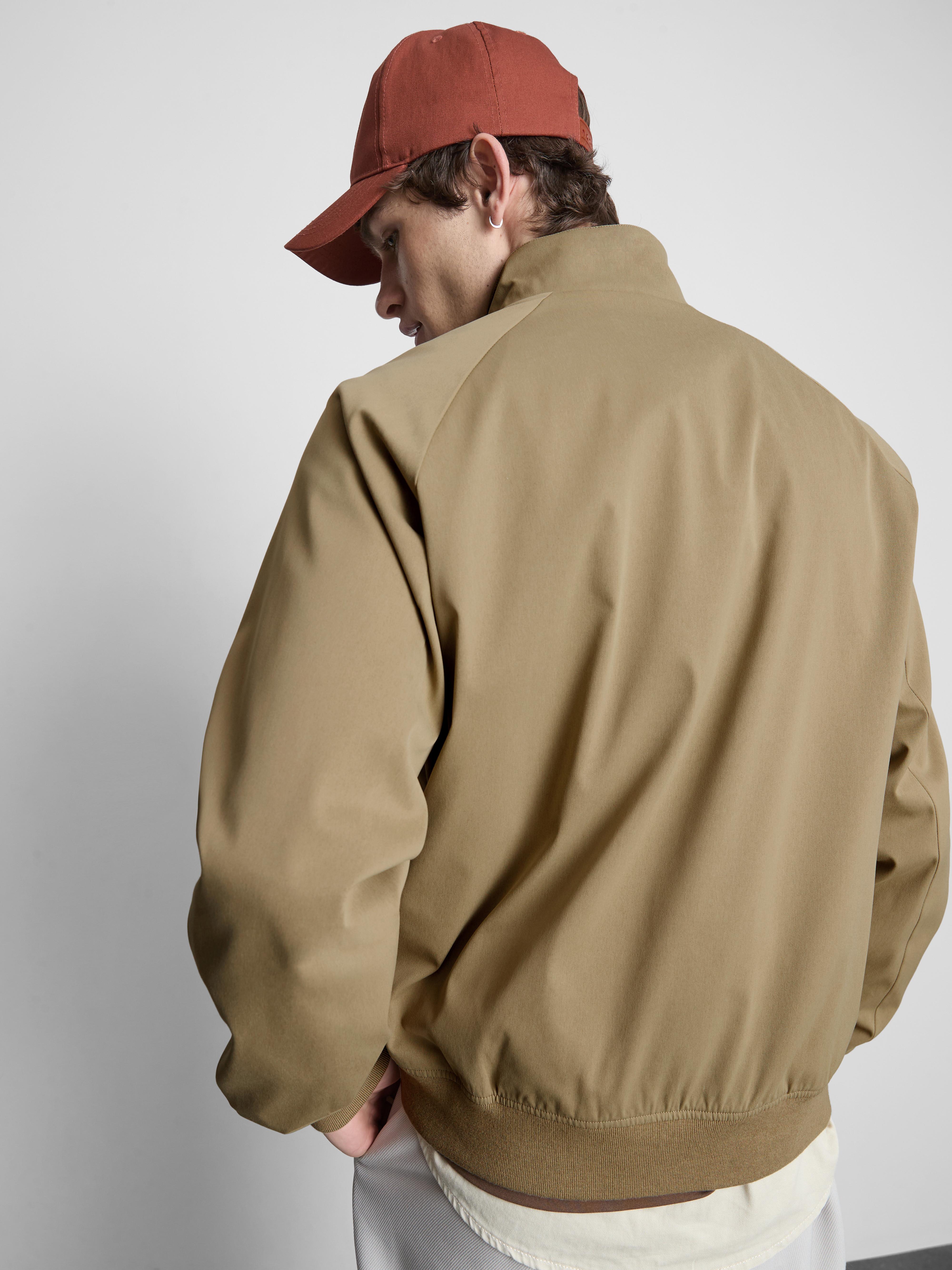 Zip-Up Harrington Jacket